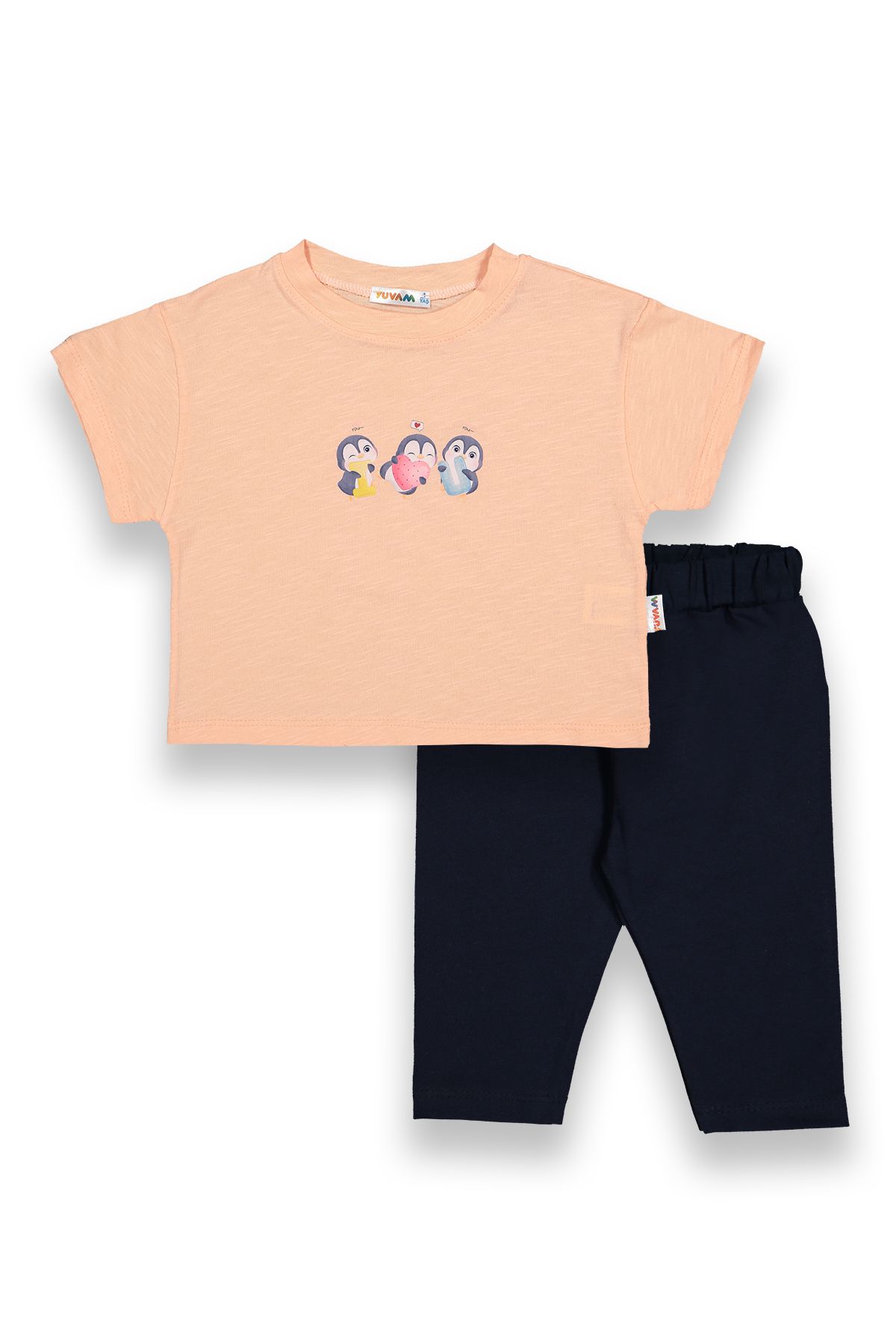 Yuvam Baby 1-4 Yaş Kız Bebek 2’li Takım - Pamuklu Günlük Giyim Seti