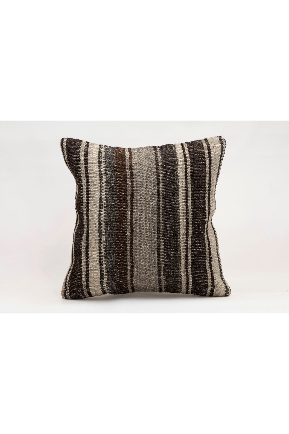 Kilim Whole Sale El Yapımı Kilim'den Yapılmış Vintage Kırlent Kılıfı, Yün, 40x40 Cm
