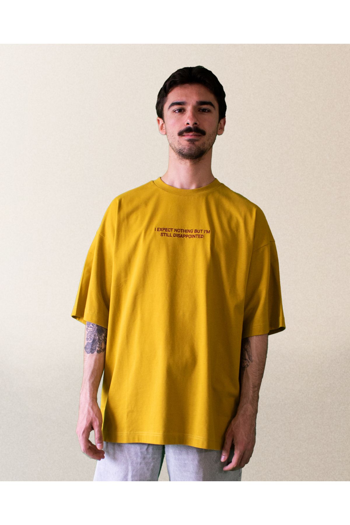 wear.DADASTUDIO Unisex Oversize "i expect nothing" t-shirt