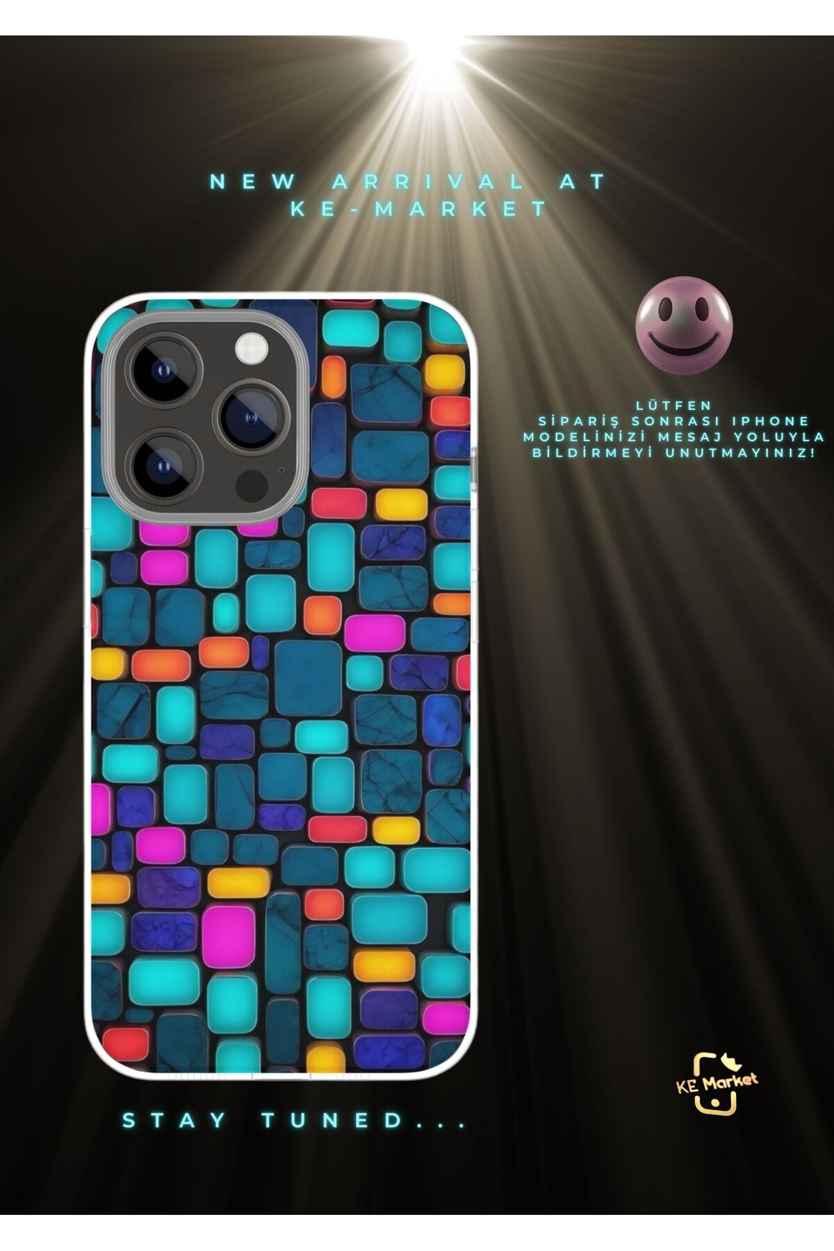 SOFTCASE Pastel Series Iphone Tasarım Kılıf (LÜTFEN MESAJ YOLUYLA TELEFON MODELİNİZİ YAZINIZ)