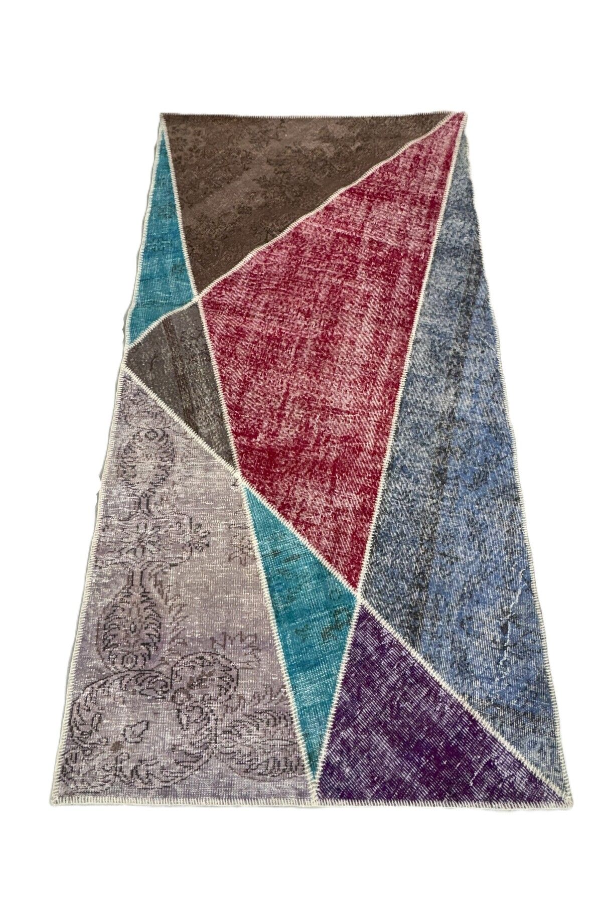 1001Rugs Patchwork El Halı 135 x 260
