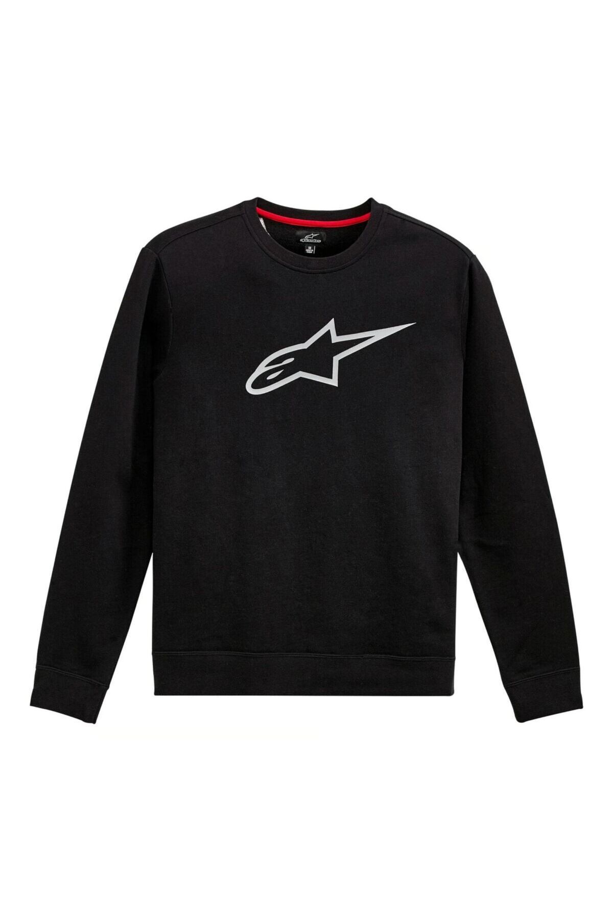 Alpinestars Ageless Crew Fleece Uzun Kollu Tişört Siyah Gri