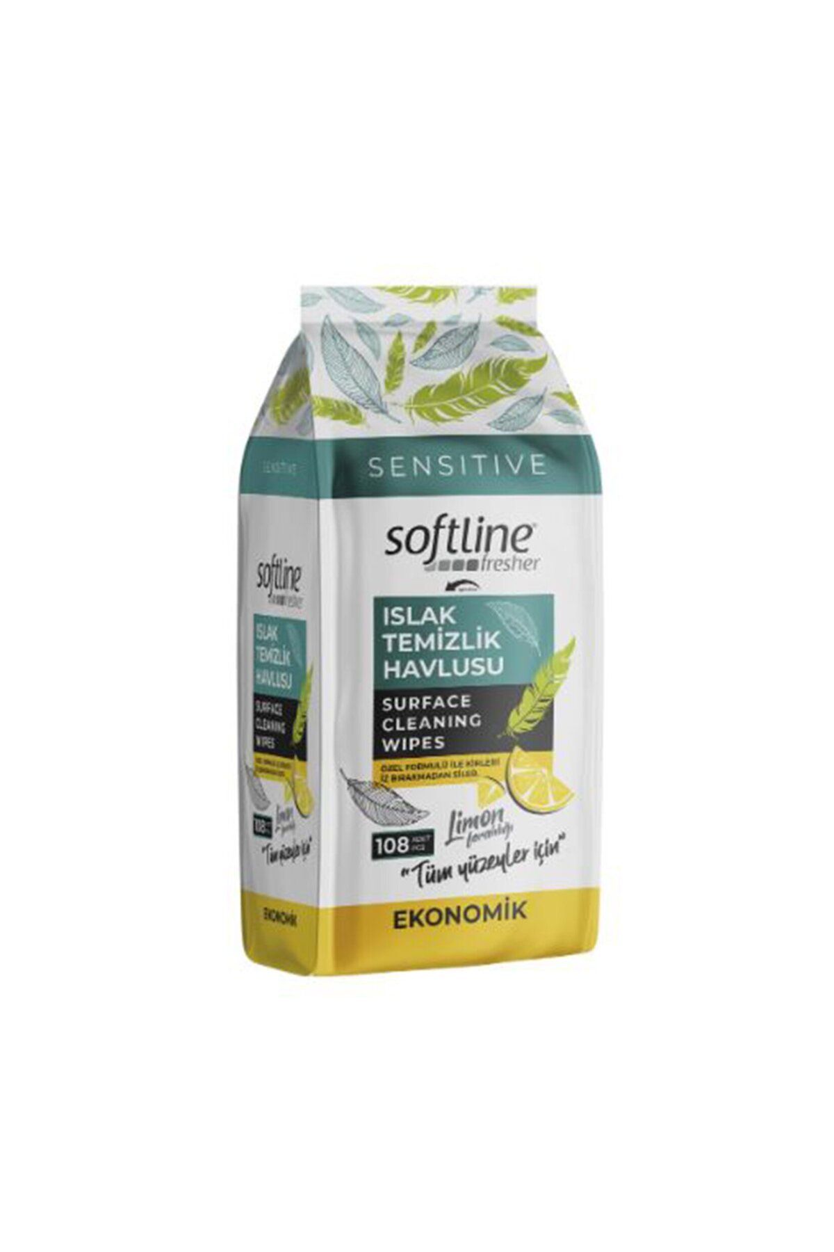 Softline Yüzey Temizlik Havlusu Limon 108'li