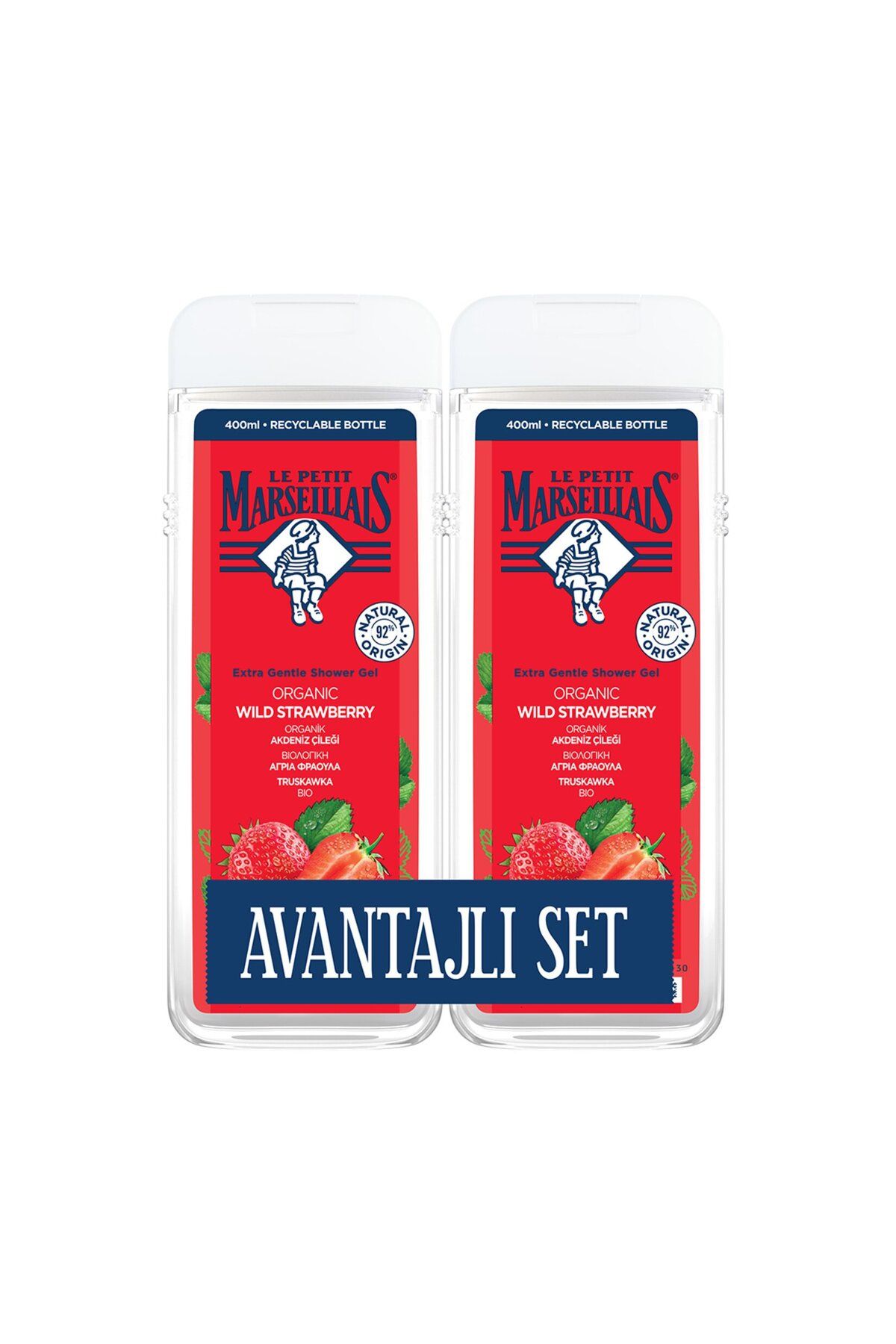 MATMEL Le Petit Marseillais Çilek Duş Jeli 2x400 Ml