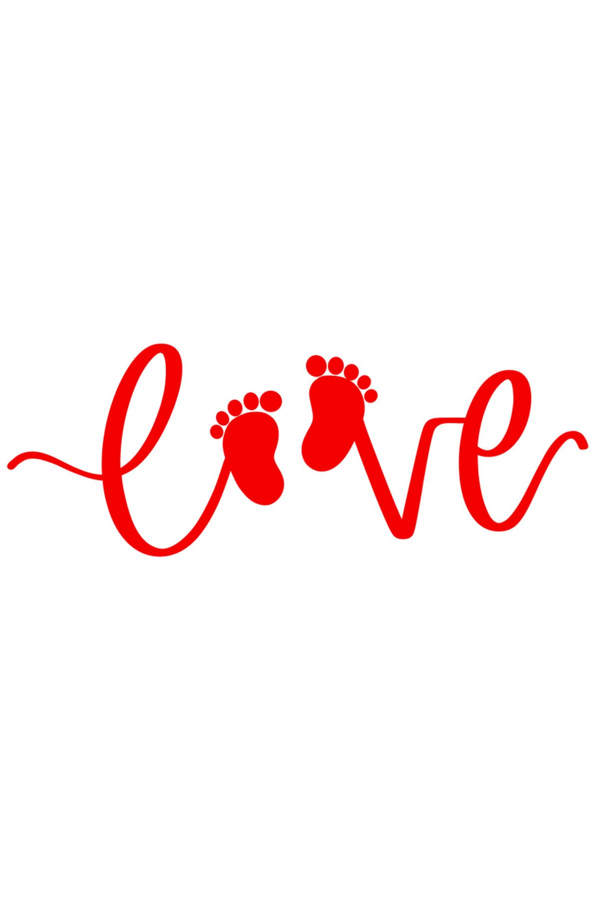 StoryGift Romania Sticker Autocolant 30cm Exterior Cu Niste Pasi Pentru Un Bebelus Iubit De Parinti - Copilarie - One Size