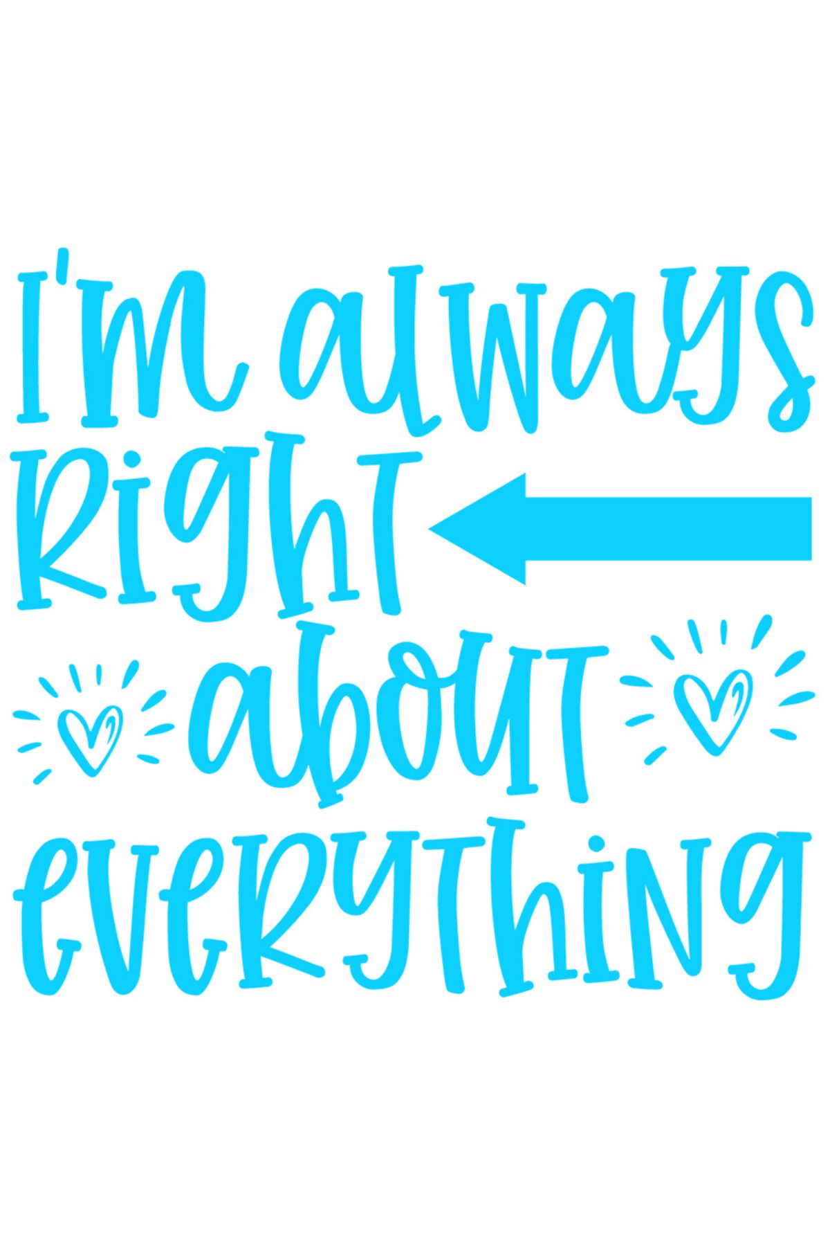 StoryGift Romania Sticker Autocolant 30cm Exterior Cu Inimioare Pentru Cei Care Au Mereu Dreptate , Vinyl Albast - One Size