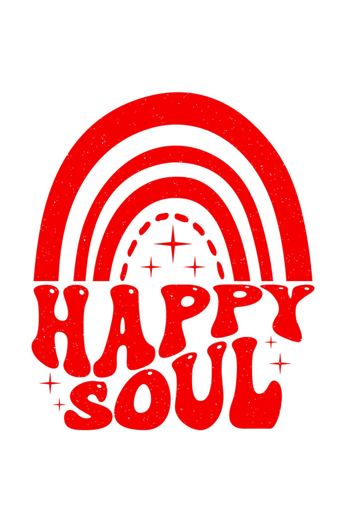 StoryGift Romania Sticker Autocolant 30cm Exterior Cu Niste Porti Si Cu Textul "happy Soul" - Suflet Fericit , V - One Size