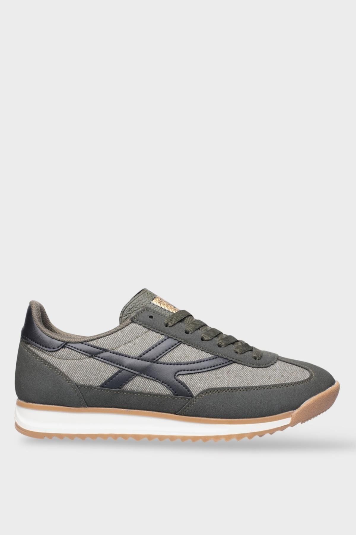 Liger Pantofi Sport Casual Din In Pentru Bărbați Khaki Masculin - 44