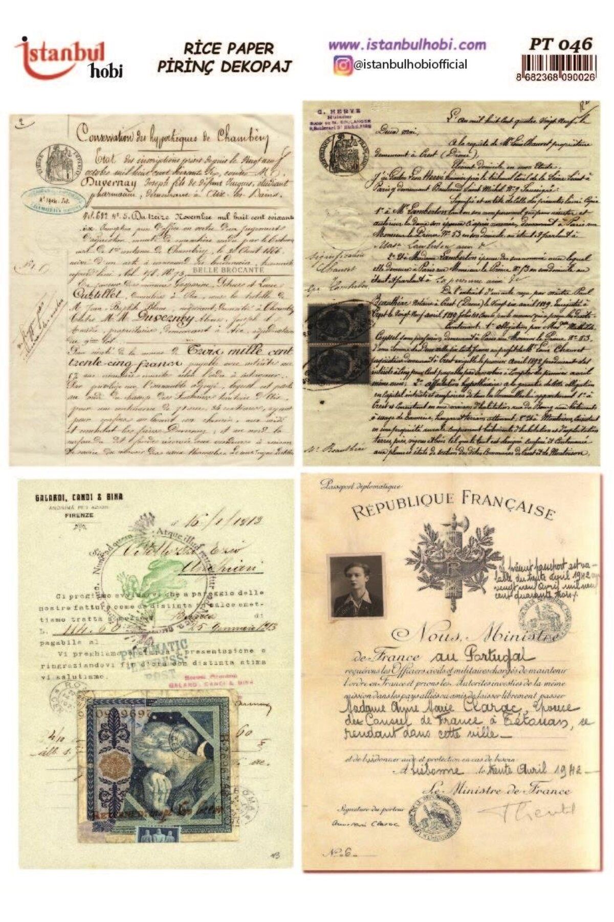 İstanbul Hobi İstanbul Hobi Deniz Temalı Pirinç Dekopaj pt046