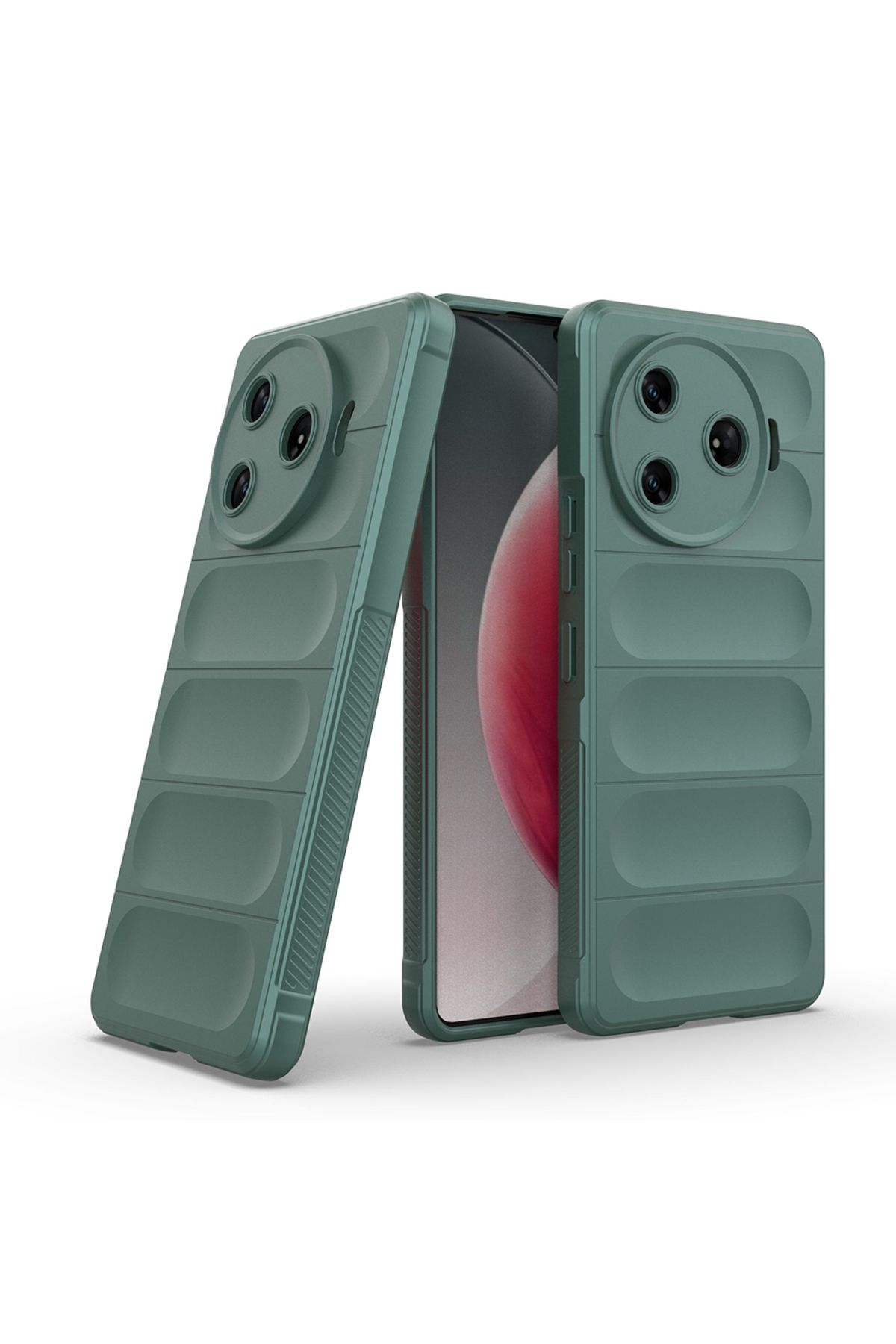Rivor Tecno Spark 30 Pro Uyumlu Kılıf Kamera Korumalı Parmak İzi Bırakmaz İçi Kadife Sıvı Silikon Kapak