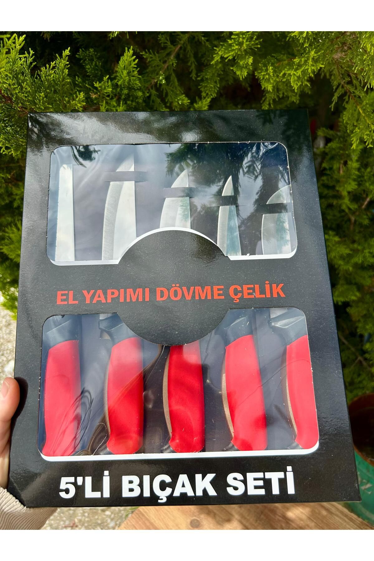 Bıçakcı Beş Parça Doğrama Sıyırma Yüzme Kasap Bıçak Seti İdeal Kullanım Çok Amaçlı  Bıçak Seti