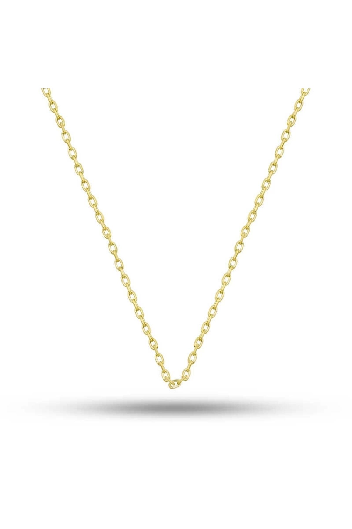 luz&pos Gümüş Gold 0.30 Mikron 45 Cm Forse Kadın Zincir