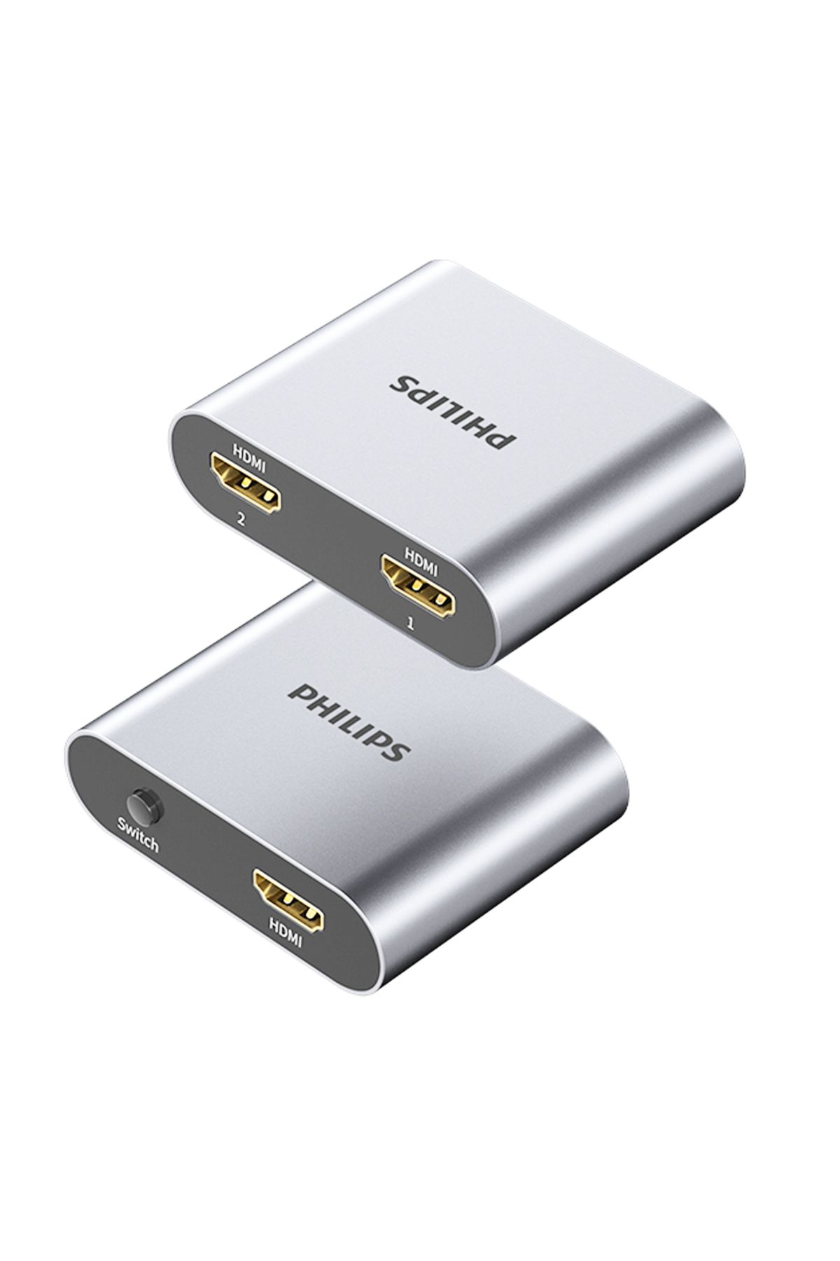 Philips SWR9101A/93 4K HDMI Çift Yönlü Anahtar 2 Giriş - 1 Çıkış Yüksek Çözünürlüklü HDMI Switch