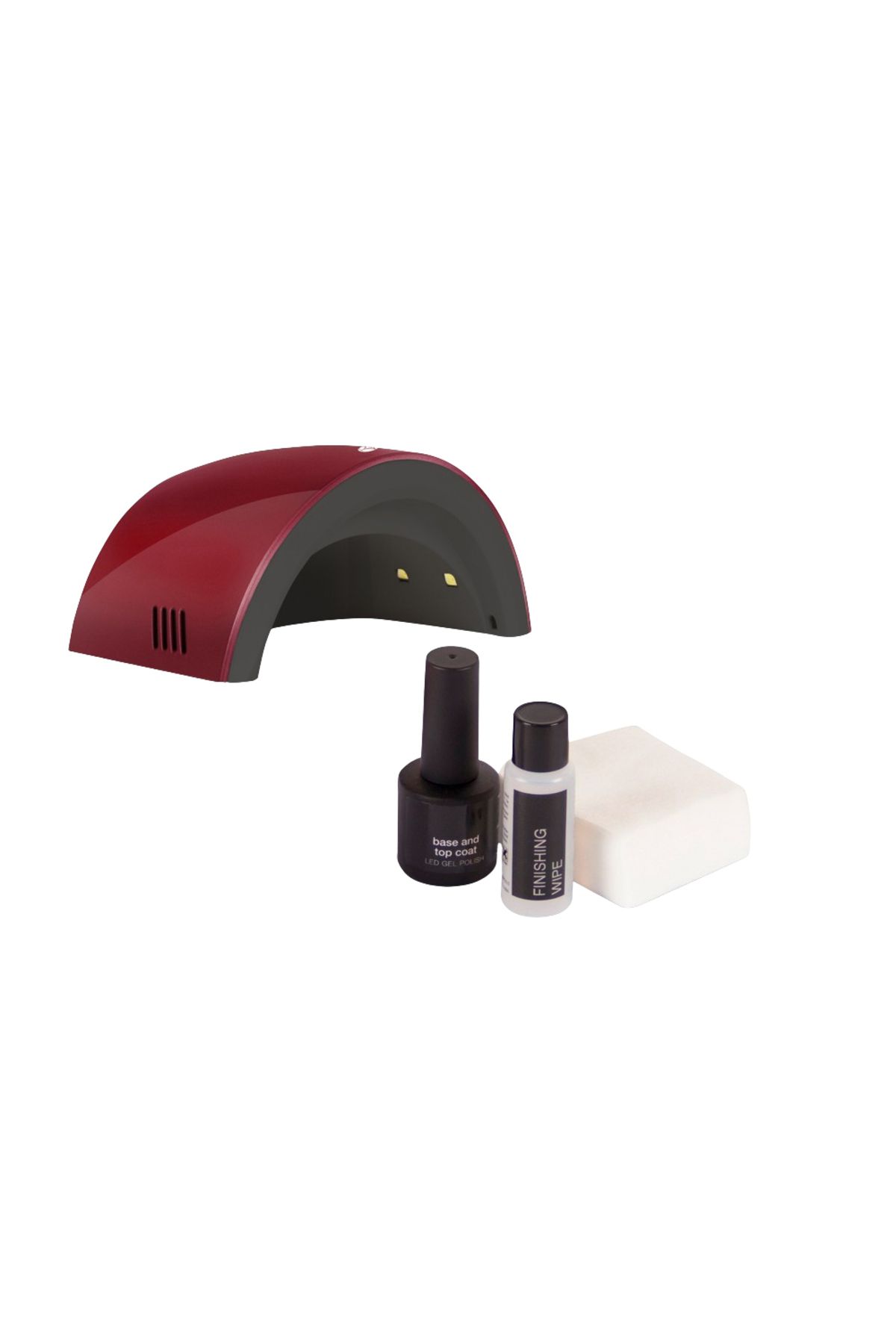 RİO BEAUTY Set Lampă Unghii Rio Uvlf3 Led, Usb, Accesorii Roșii - One Size
