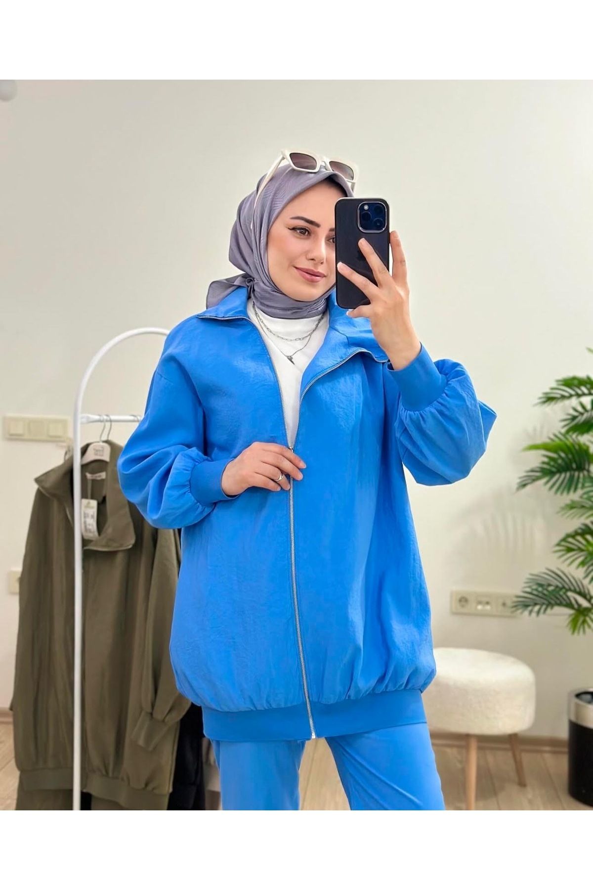 QSS Tesettür fermuarlı ikili takım