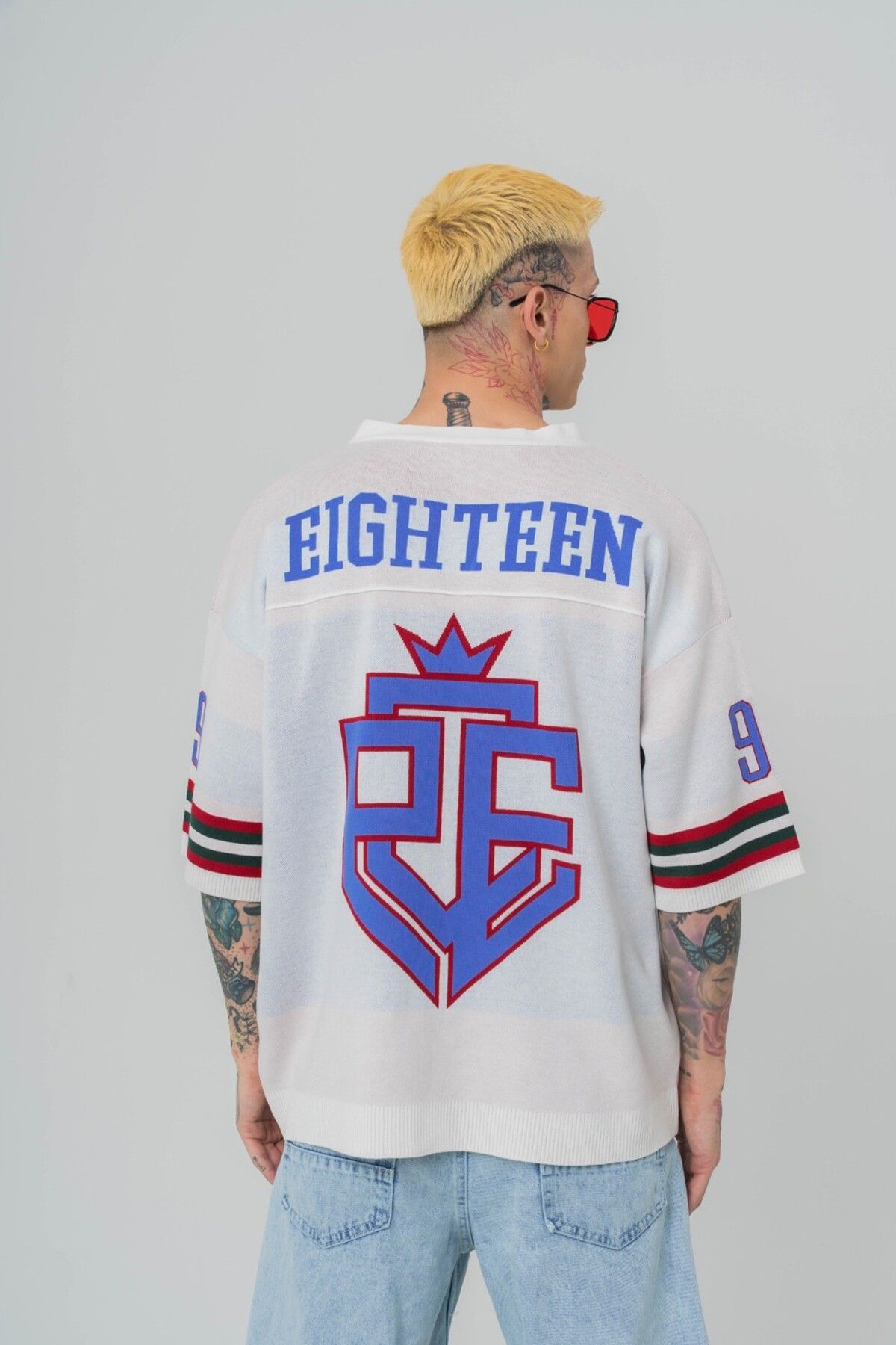 go gang own Off The System 99 Knit Oversize Triko T-shirt