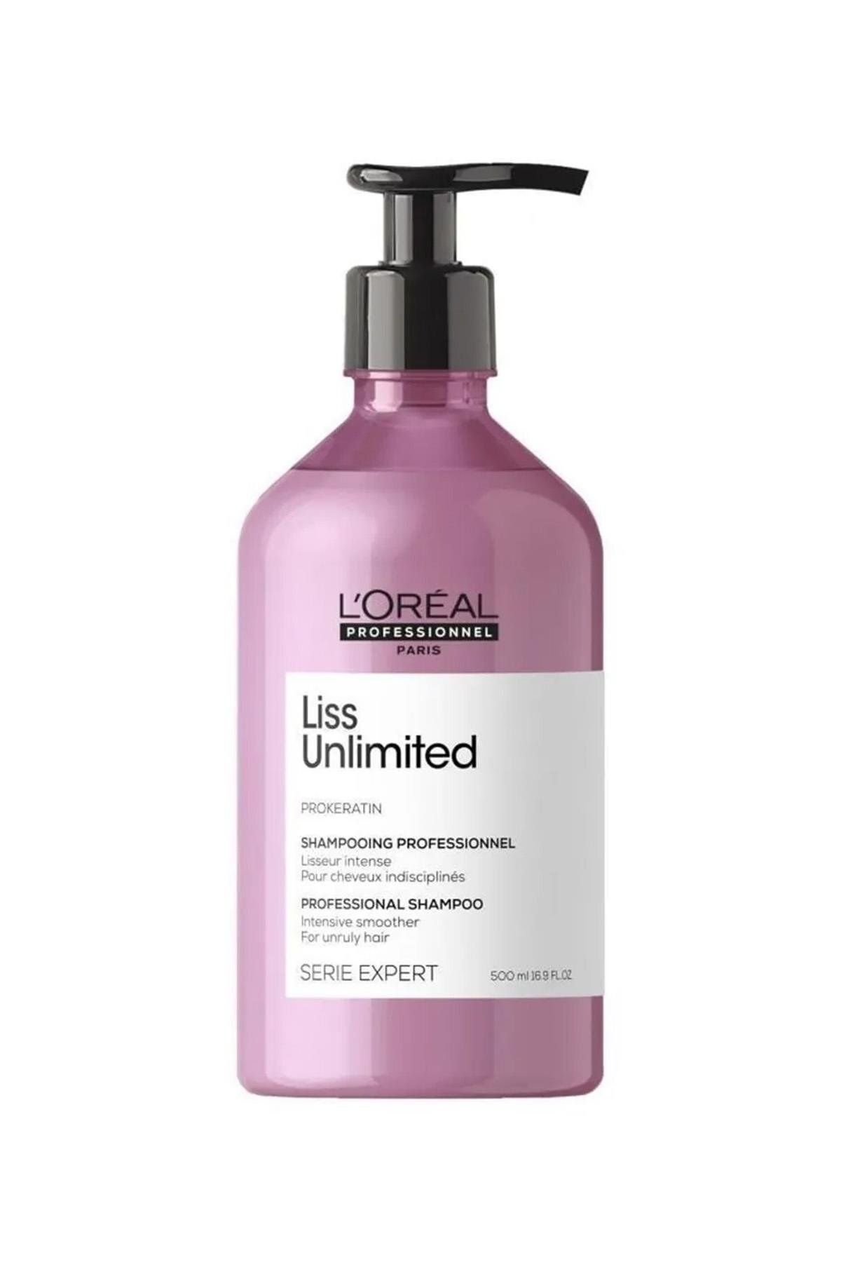 L'oreal Professionnel Expert Liss Unlimited Elektriklenme Karşıtı ve Yumuşaklık Veren Şampuan 500ml