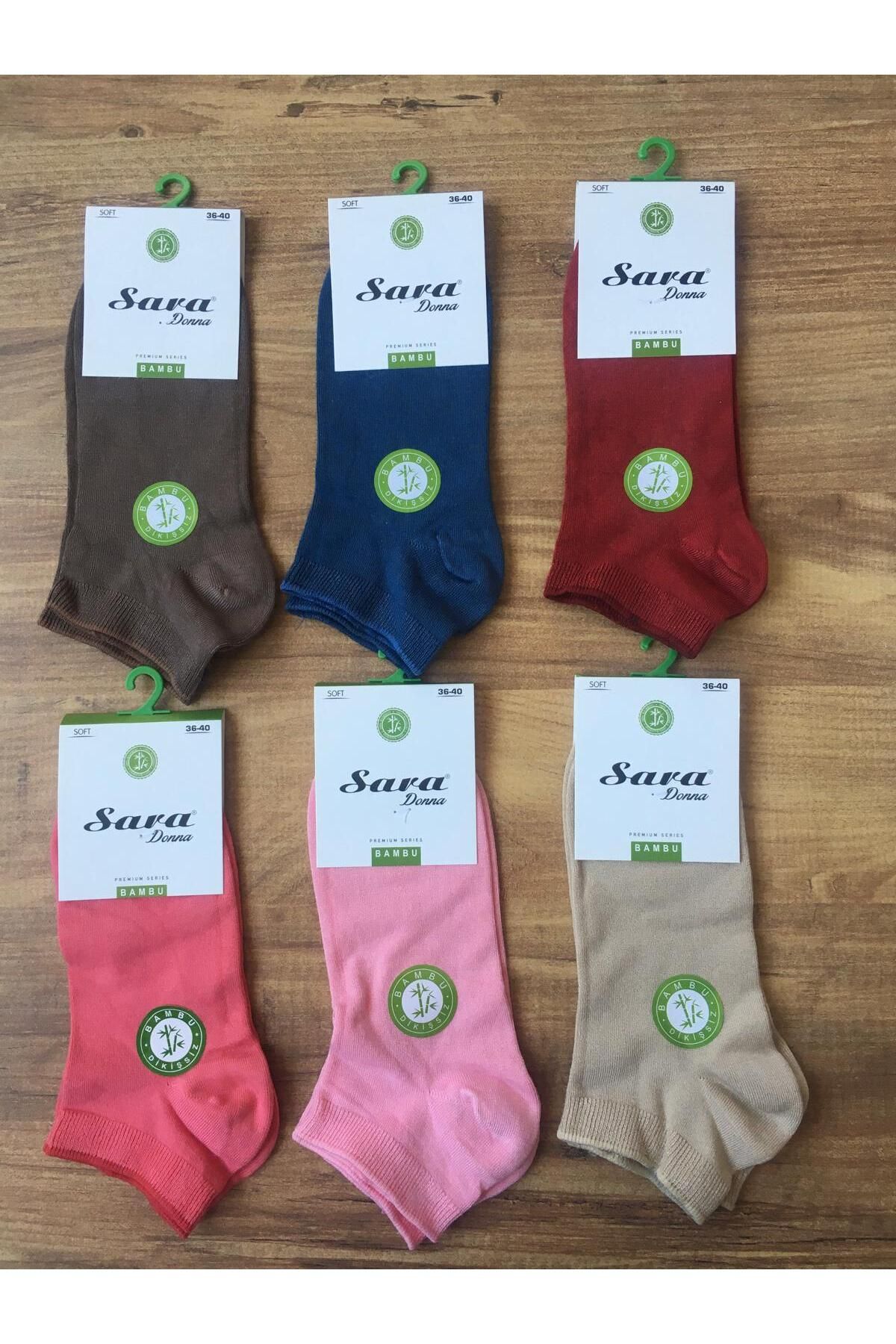 SOFT Kadın Bambu Patik Dikişsiz Premium Yazlık Çorap