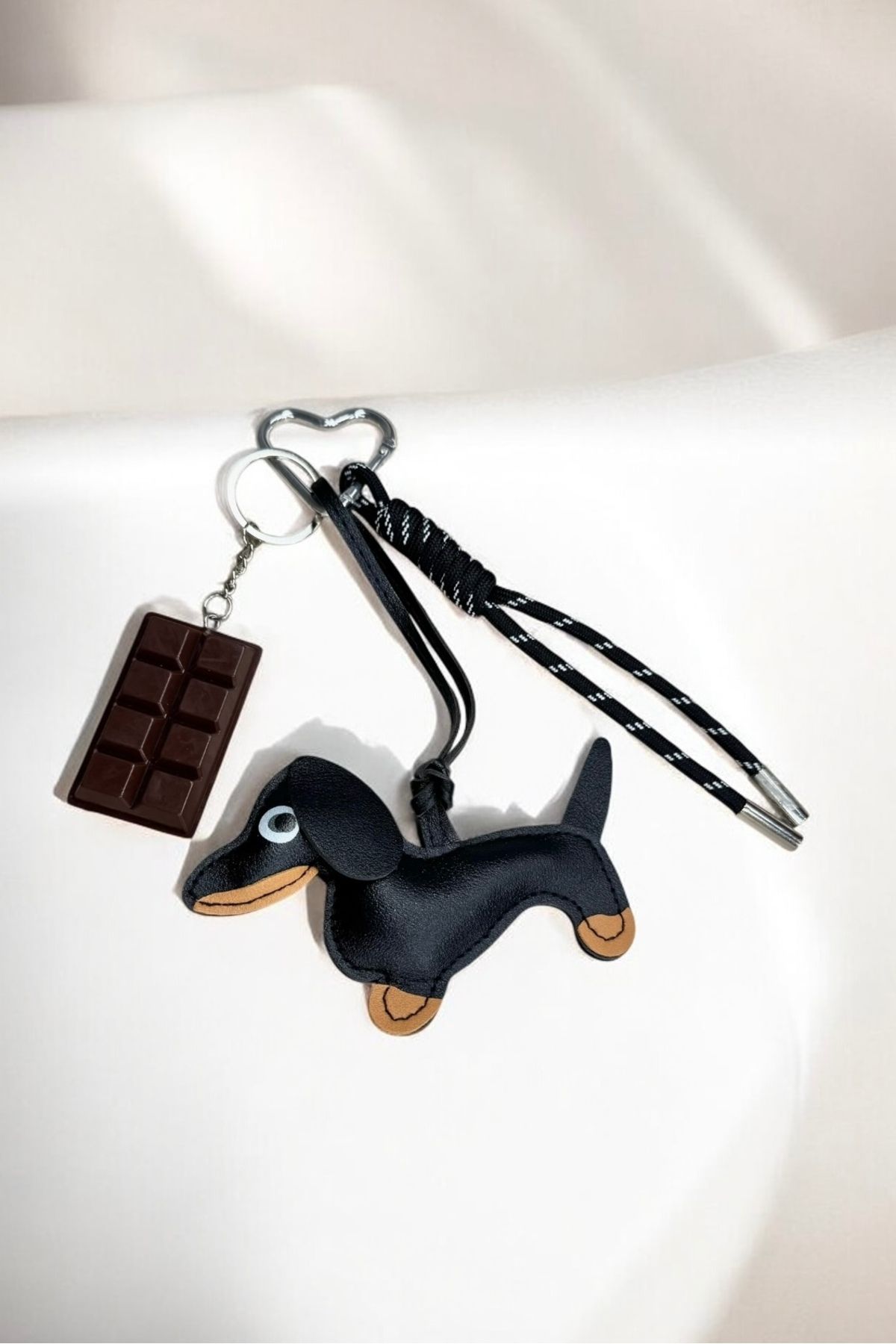Elifsu Jewelry Baseball Dog Köpekli Ve Çikolatalı Çanta Charmı