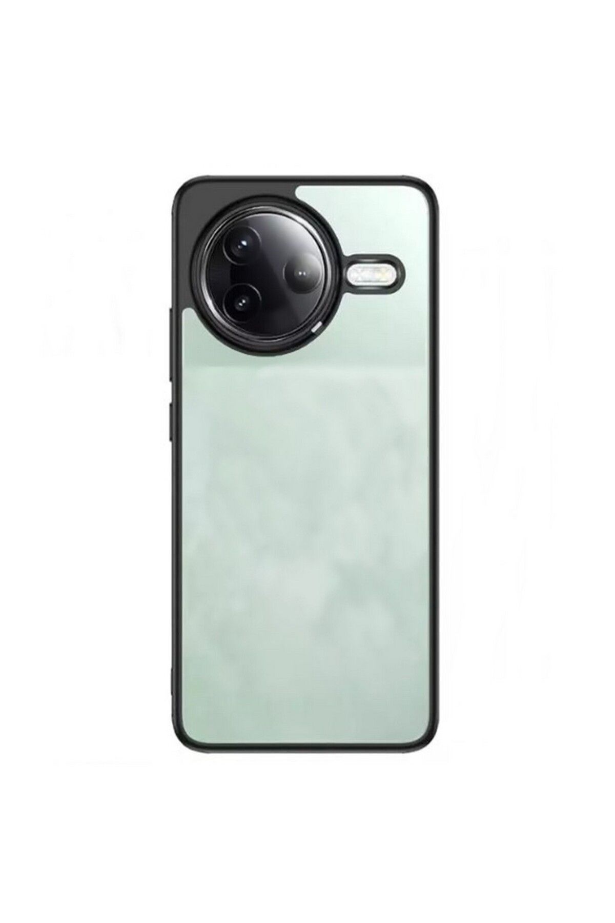 Gpack Xiaomi Poco F7 Pro uyumlu Kılıf Transparan Silikon Volks Kapak Siyah