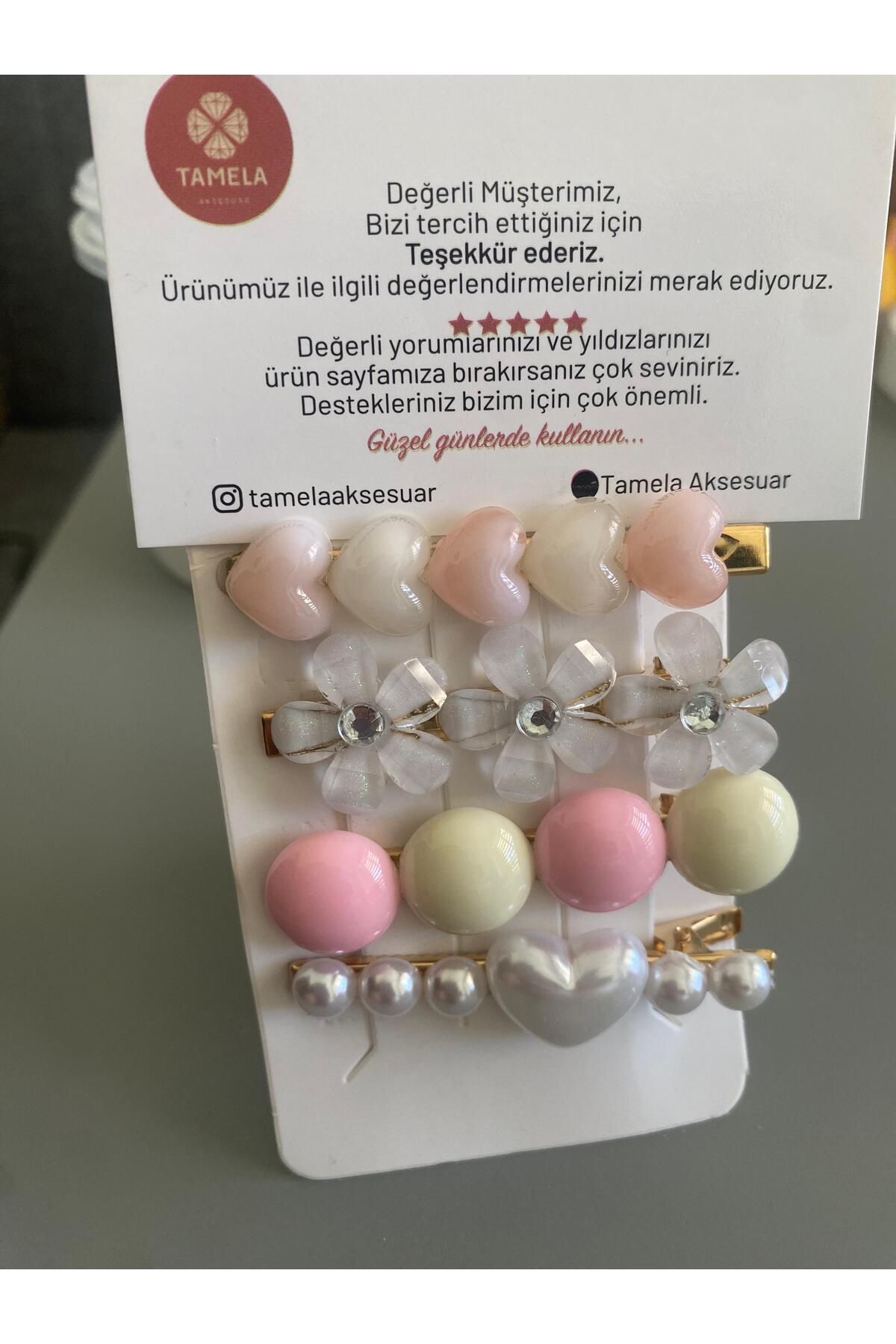 Tamela aksesuar 4lü Toka SETİ