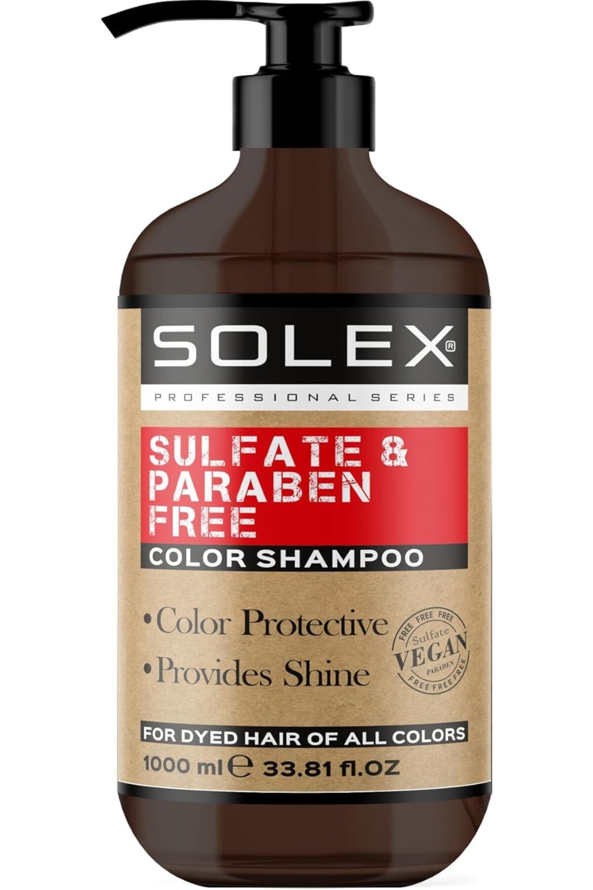 Solex Sülfatsız Parabensiz Boyalı Saçlar için Renk Koruyucu Şampuan 1000 ML