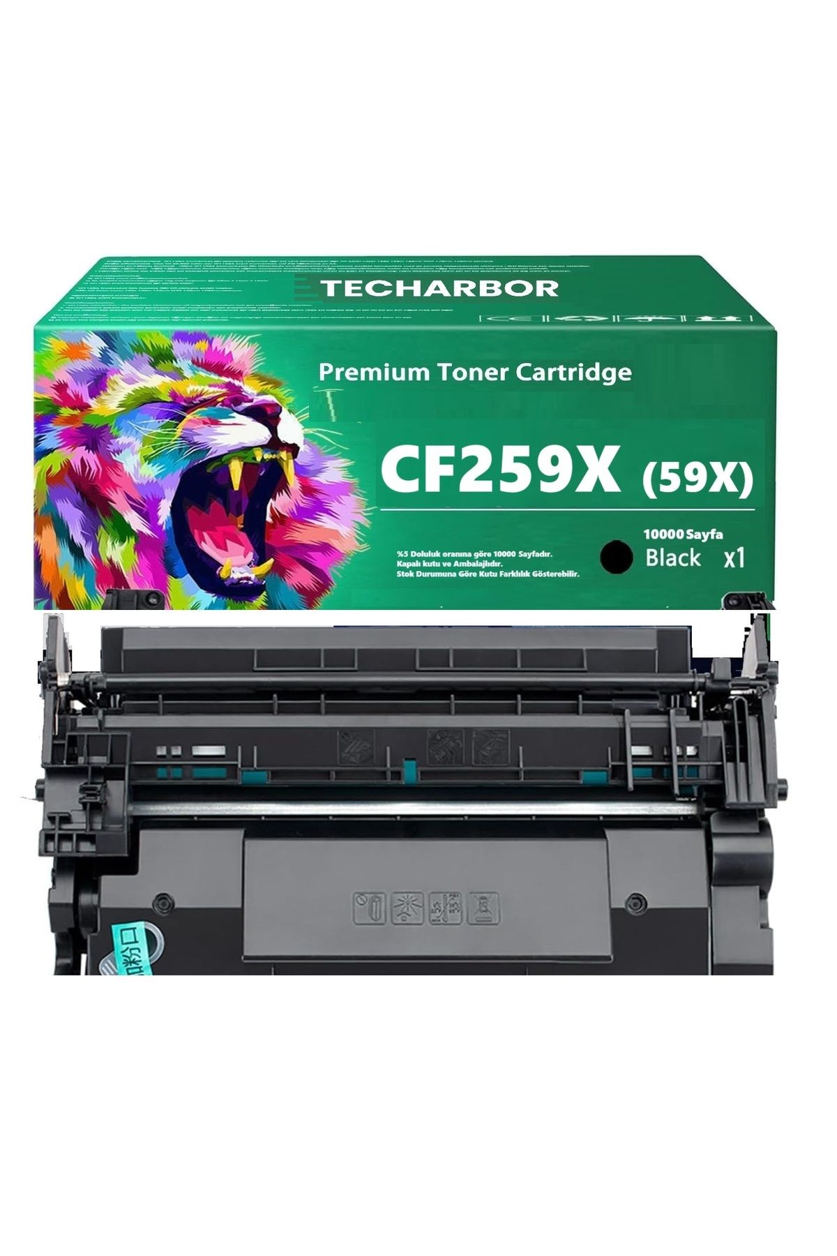 HP CF259X 59X LaserJet Enterprise M406dn yazıcı Uyumlu Çipli Muadil Toner 10.000 Sayfalık