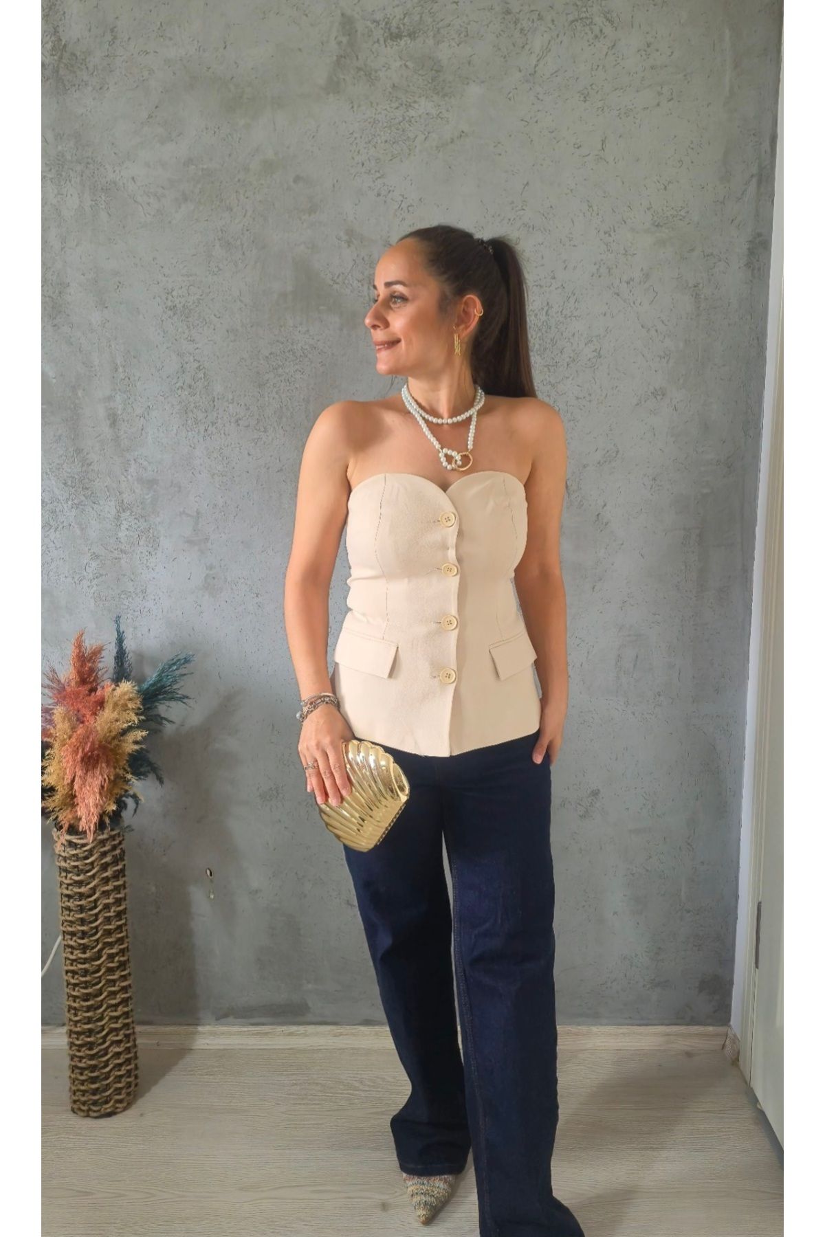 Butik Straplez Yelek