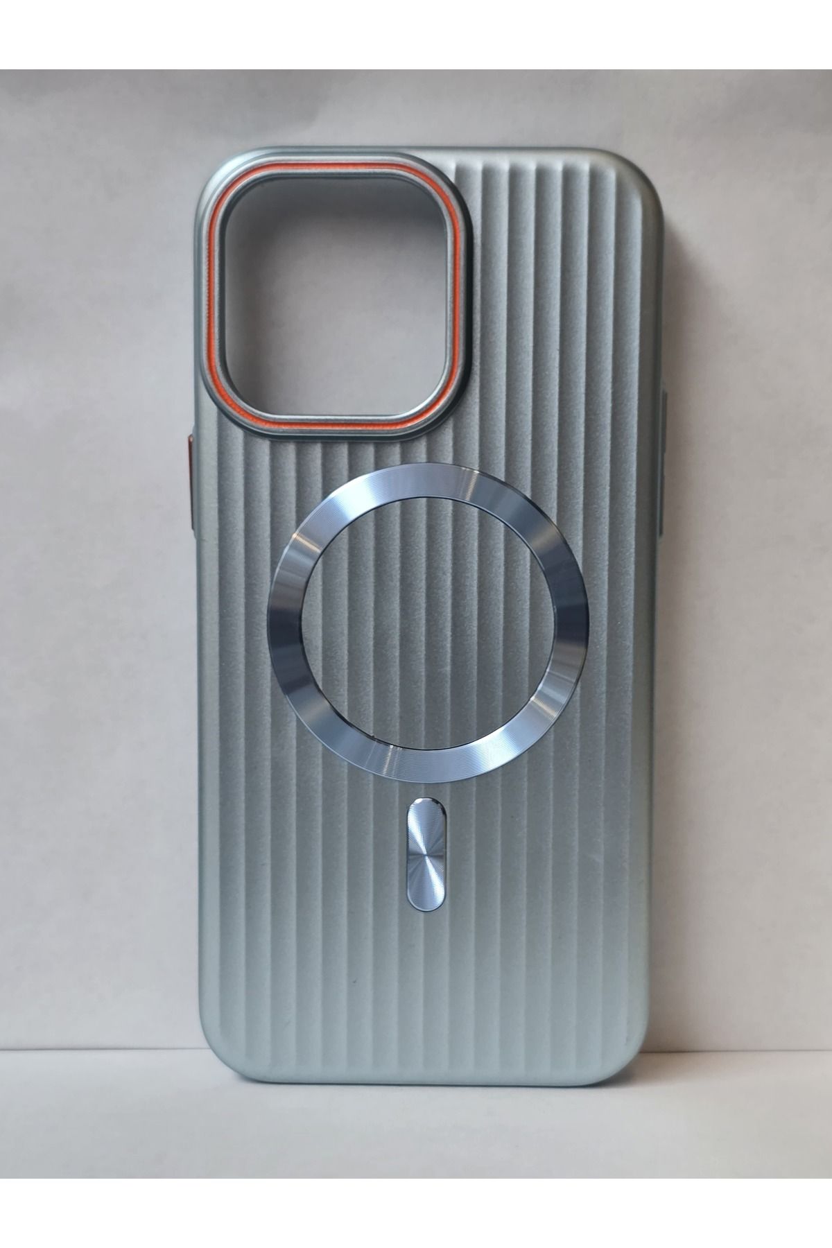 FATÖZ ACCESSORY iPhone 14 Pro Max Uyumlu Dikey Çizgili MagSafe Kılıf