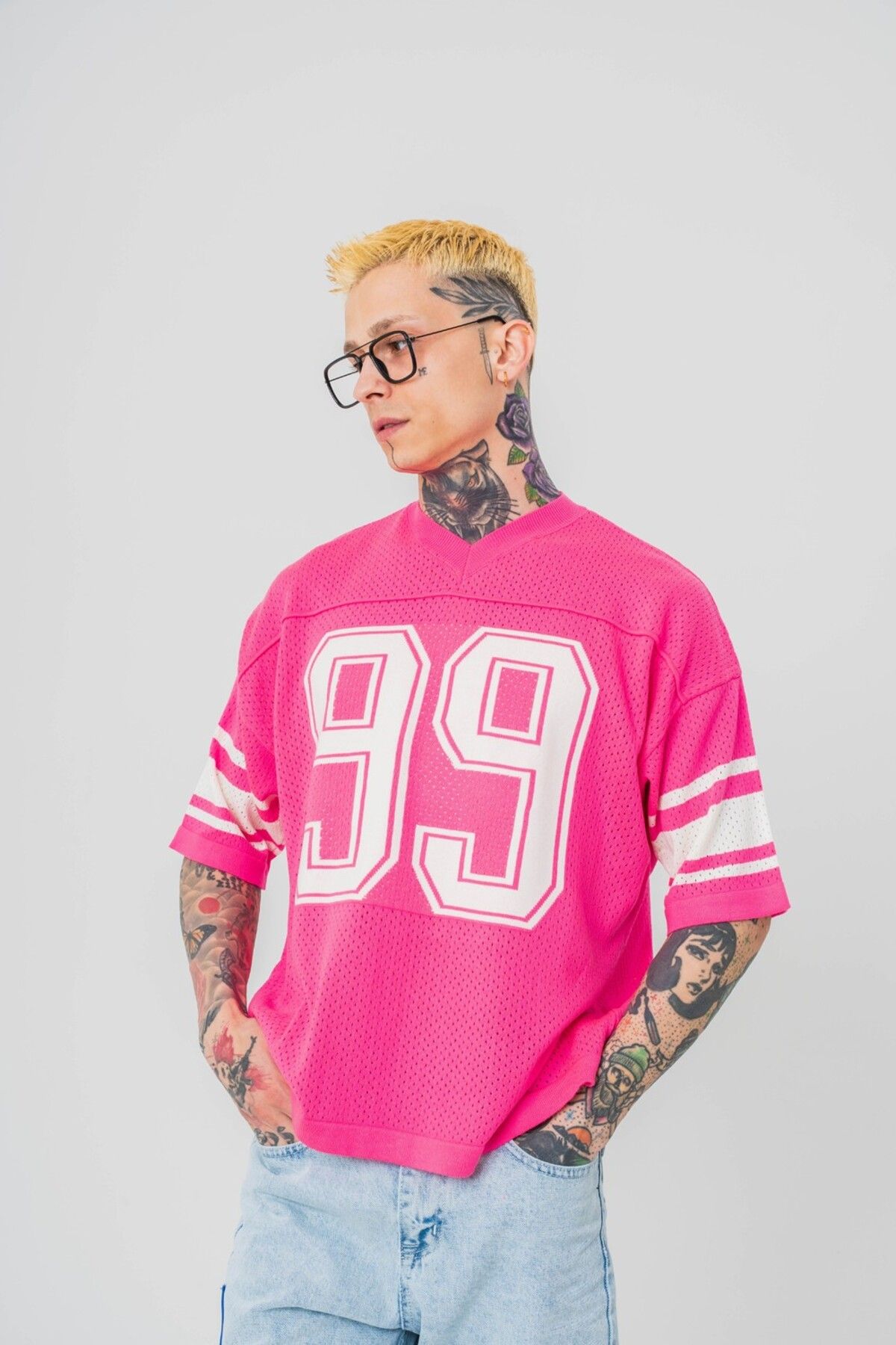 go gang own 99 Knit Oversize Triko T-shirt