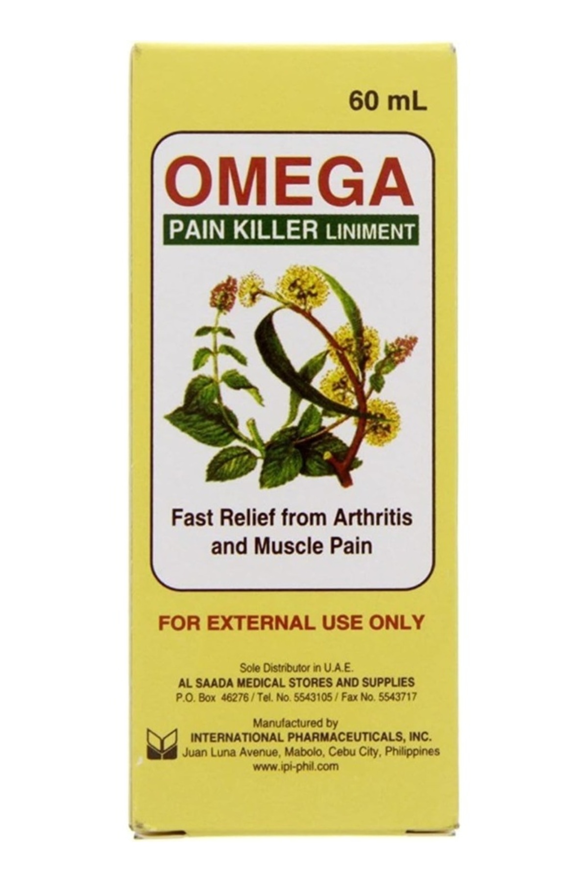 Omega-Pain Killer Liniment 60ml 1