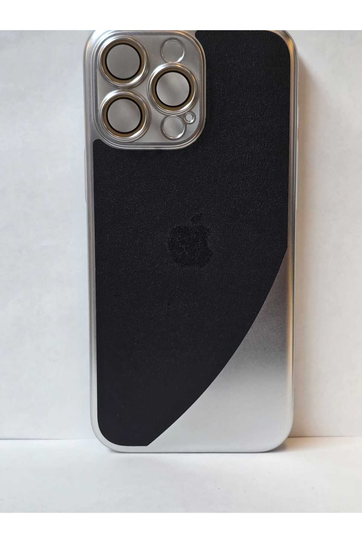 FATÖZ ACCESSORY iPhone 16 Pro Max Uyumlu Metal Çerçeveli Şık Kılıf