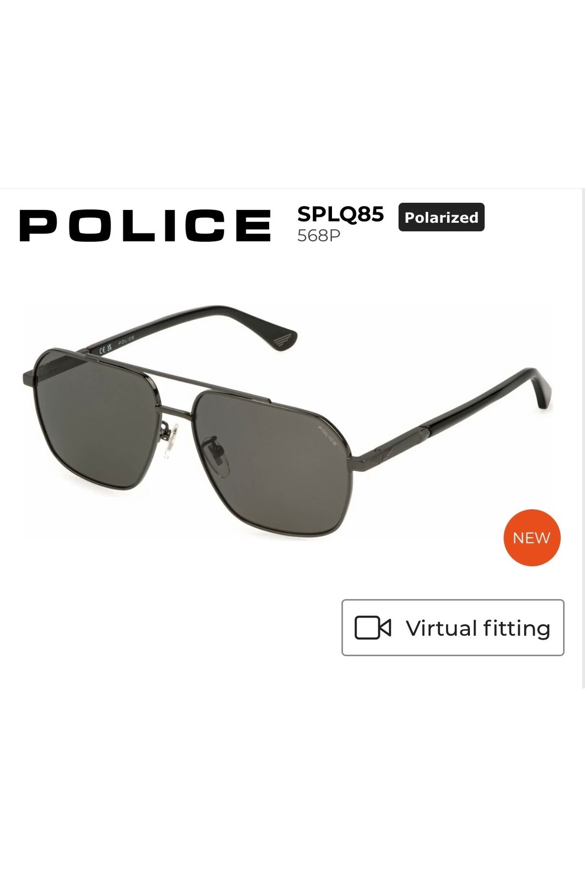 Police POLİCE SPLQ85M 568P GÜNEŞ GÖZLÜĞÜ YENİDUNYAOPTİK