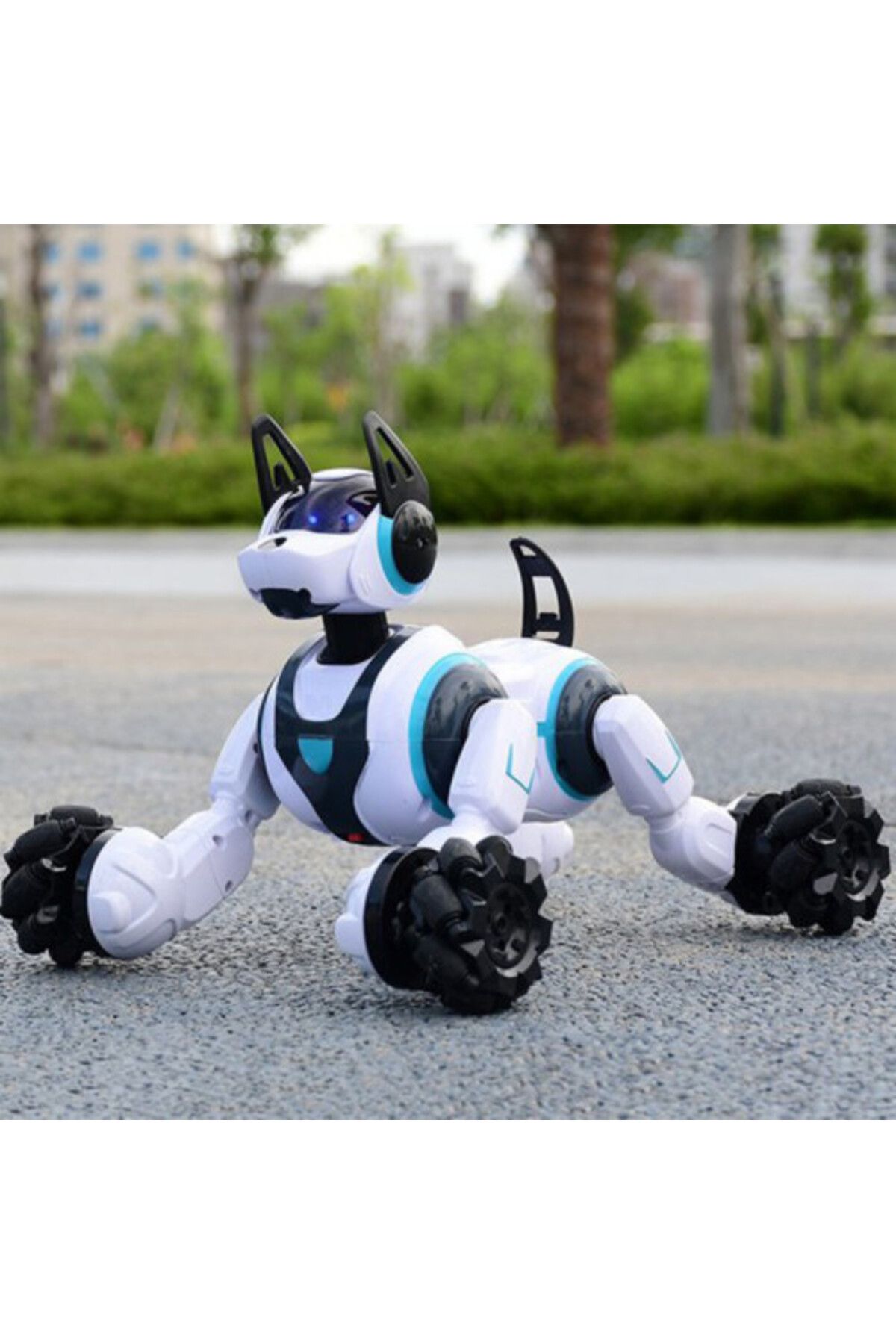 iUni-Dog Intelligent Robot controllable by gestures and remote control iUni 800A, 360° rotation, White 8