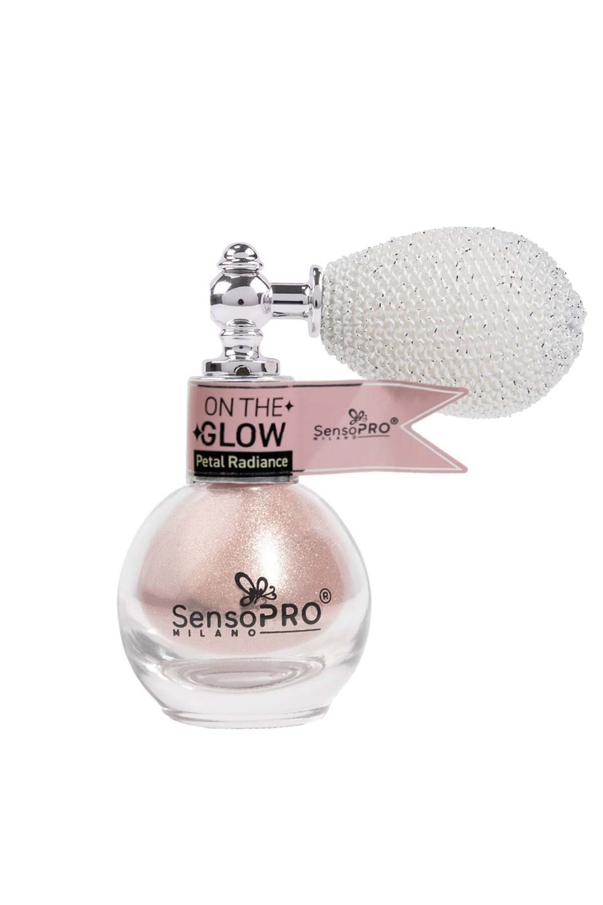 SensoPRO Milano Iluminatorul pudră Glow SensoPRO Milano cu pompă, Petal Radiance
