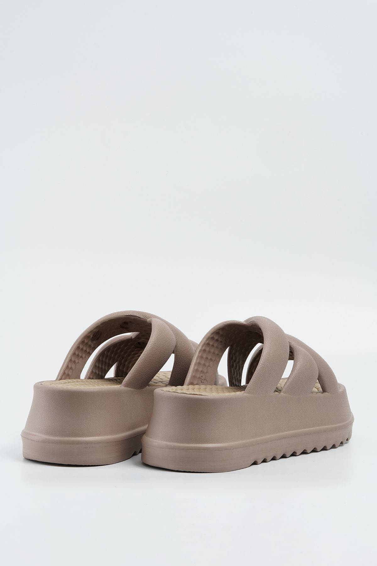 Beyond-Women's Mink Cross Banded High Sole Eva Slippers 6.5cm Byndpcb01 8