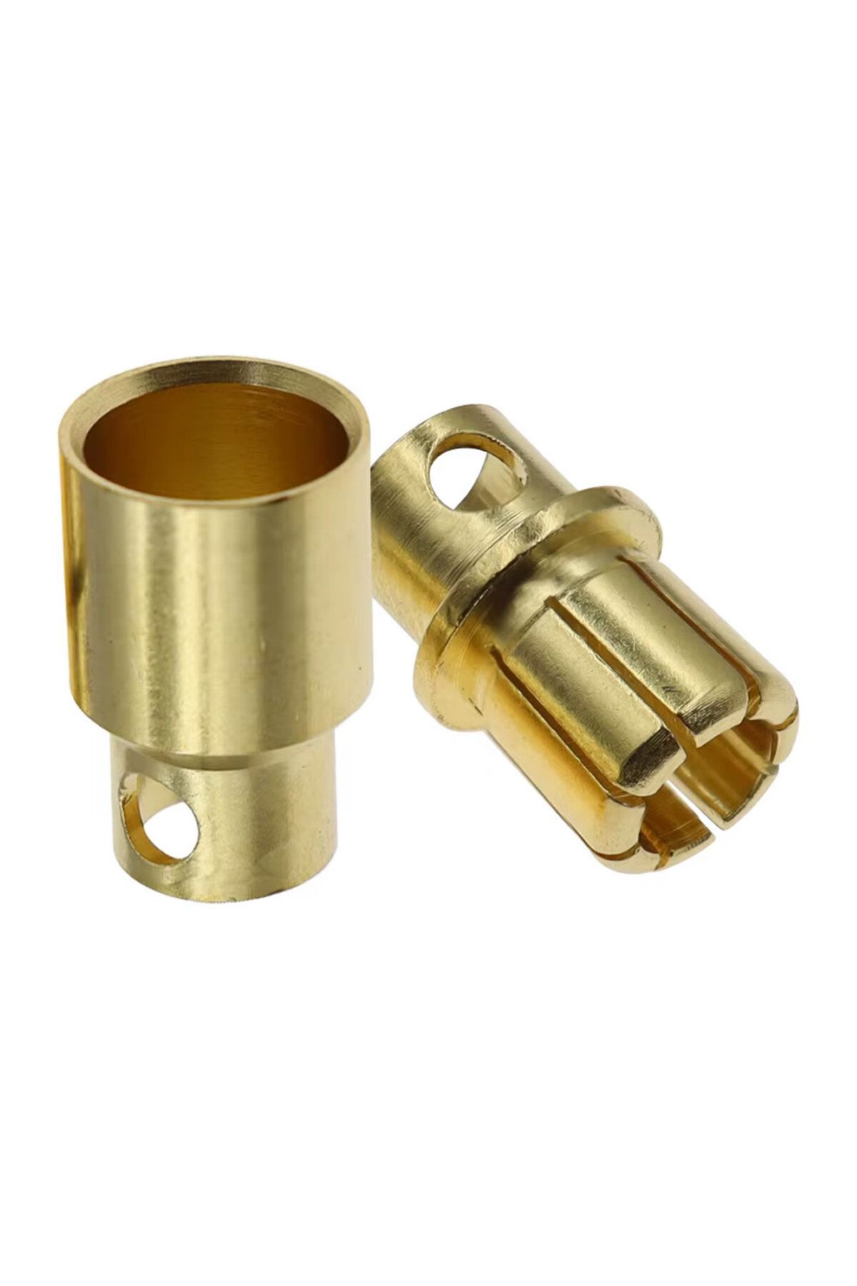 ROBİZ 8mm Altın Kaplama Banana Dişi Erkek Soket 120A Pil Batarya Lion Bullet Plug Kablo Konnektör Esc
