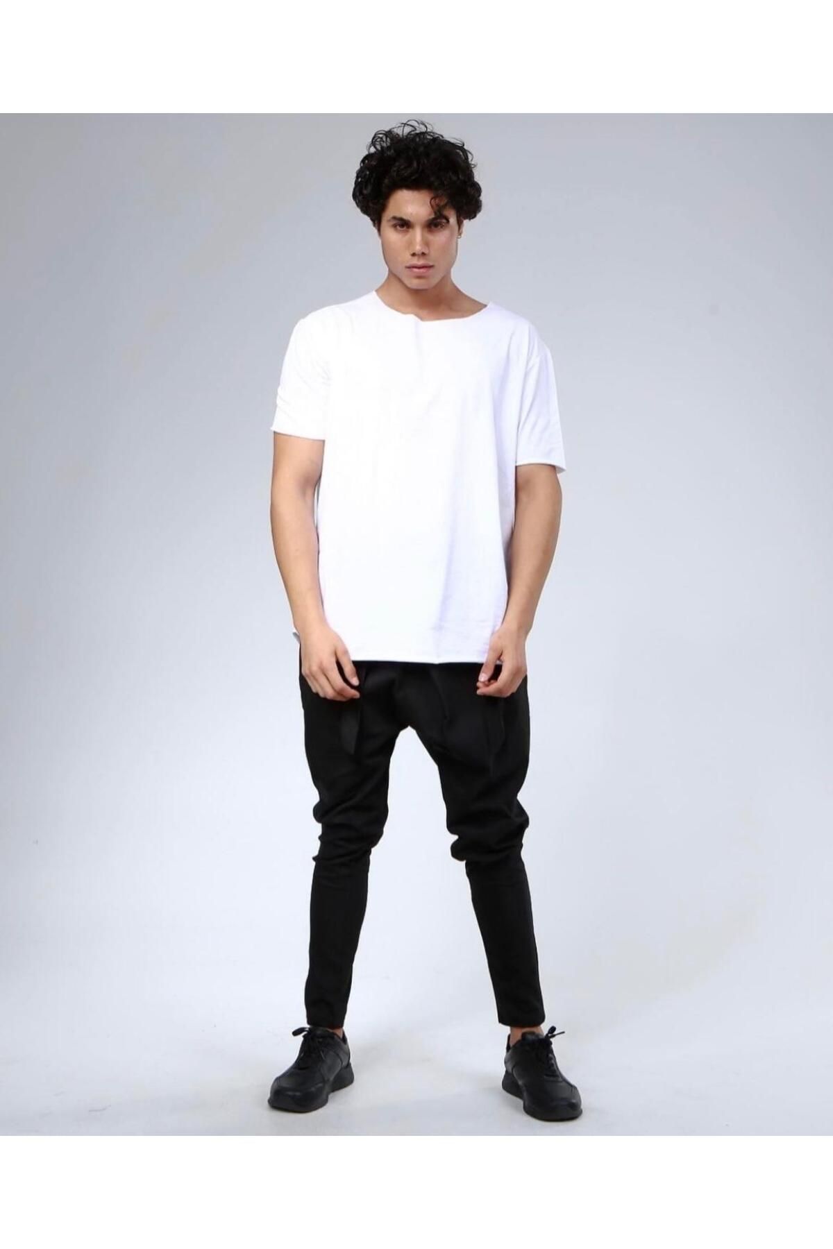 METERİAL QuickPrep Beyaz Basic Erkek Tişört – Slim Fit | Günlük ve Spor Kullanım