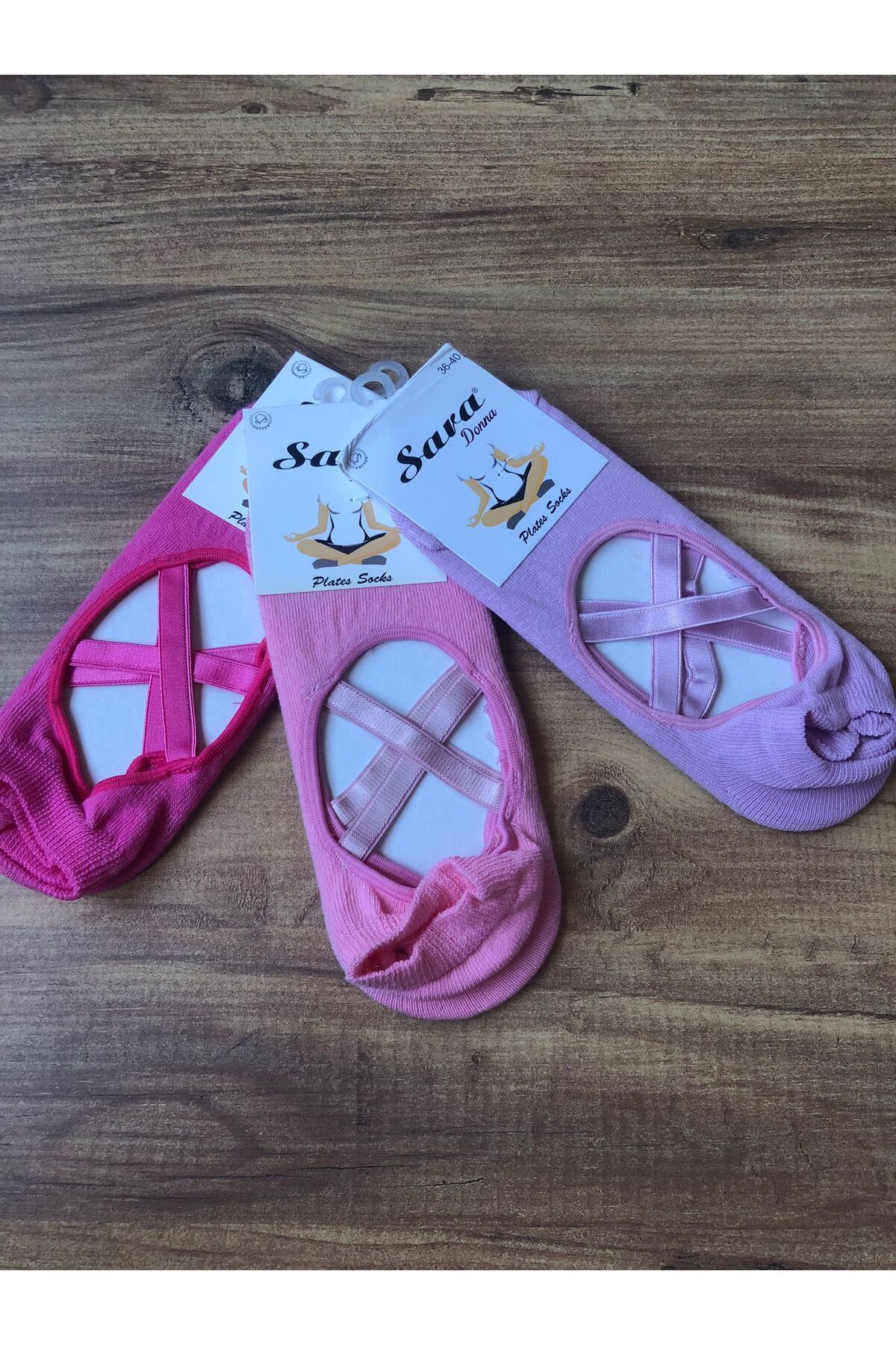 SOFT Kadın Kaydırmaz Tabanlı Plates Çorabı