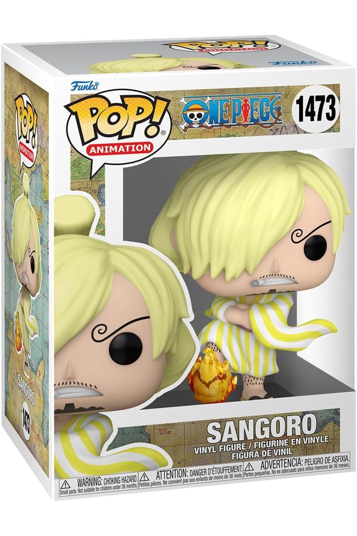 Funko Pop! One Piece, Vinsmoke Sanji (Sangoro - Wano) Resmi Vinil Koleksiyon Figürü