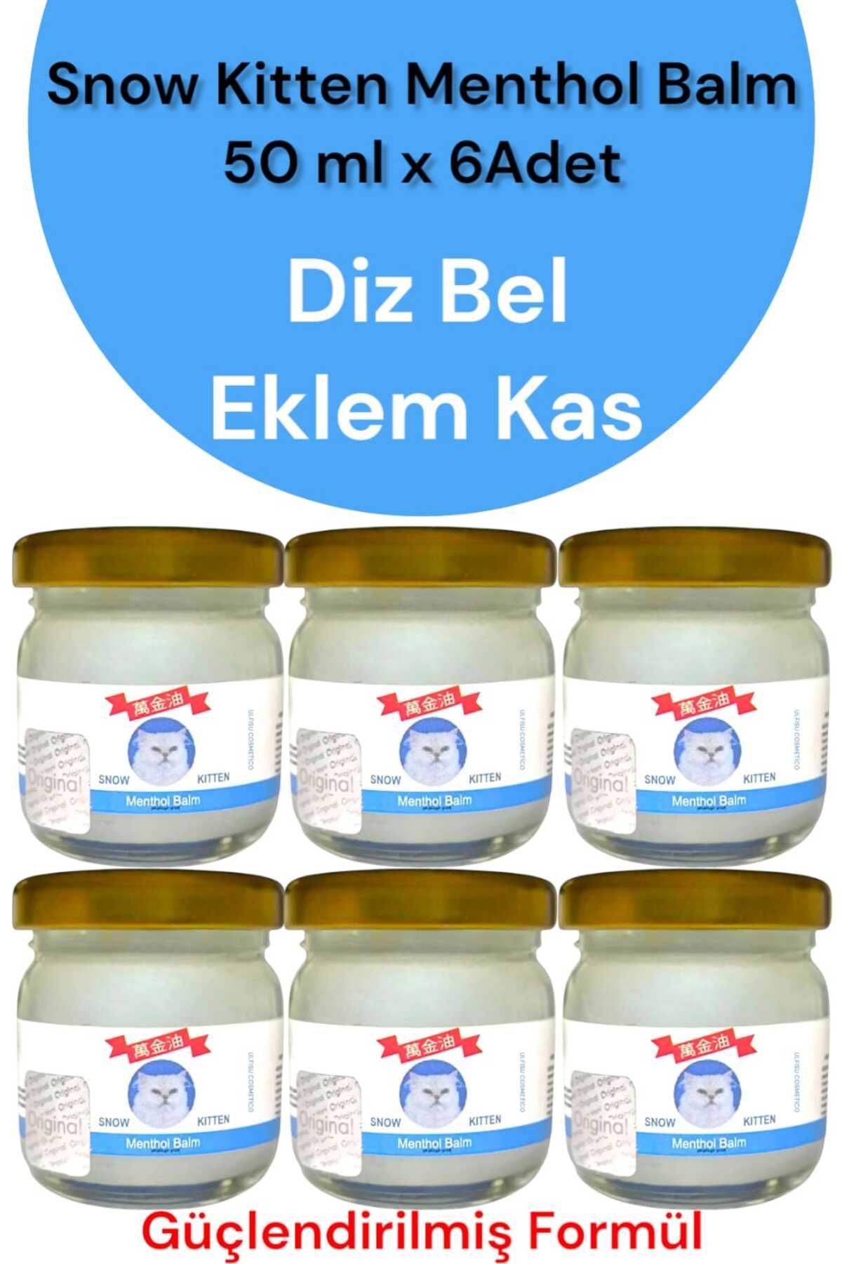 ULFİSU COSMETİCO Snow Kitten Krem 6 Adet - Snow Kitten Menthol Balm 50 ml