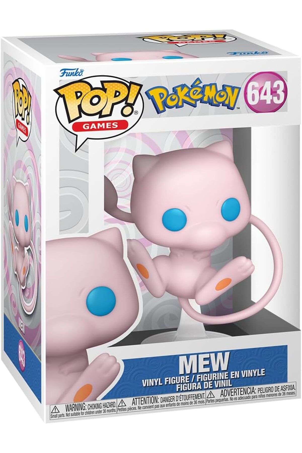 Funko POP! Pokémon, Mew Vinil Koleksiyon Figürü, Resmi Ürün