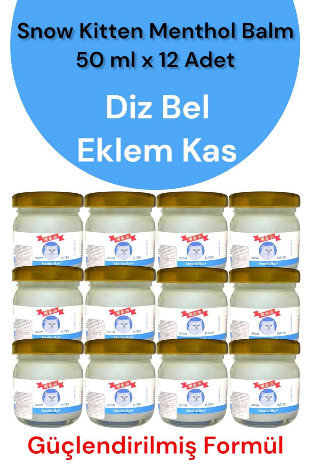 ULFİSU COSMETİCO Snow Kitten Krem 12 Adet - Snow Kitten Menthol Balm 50 ml