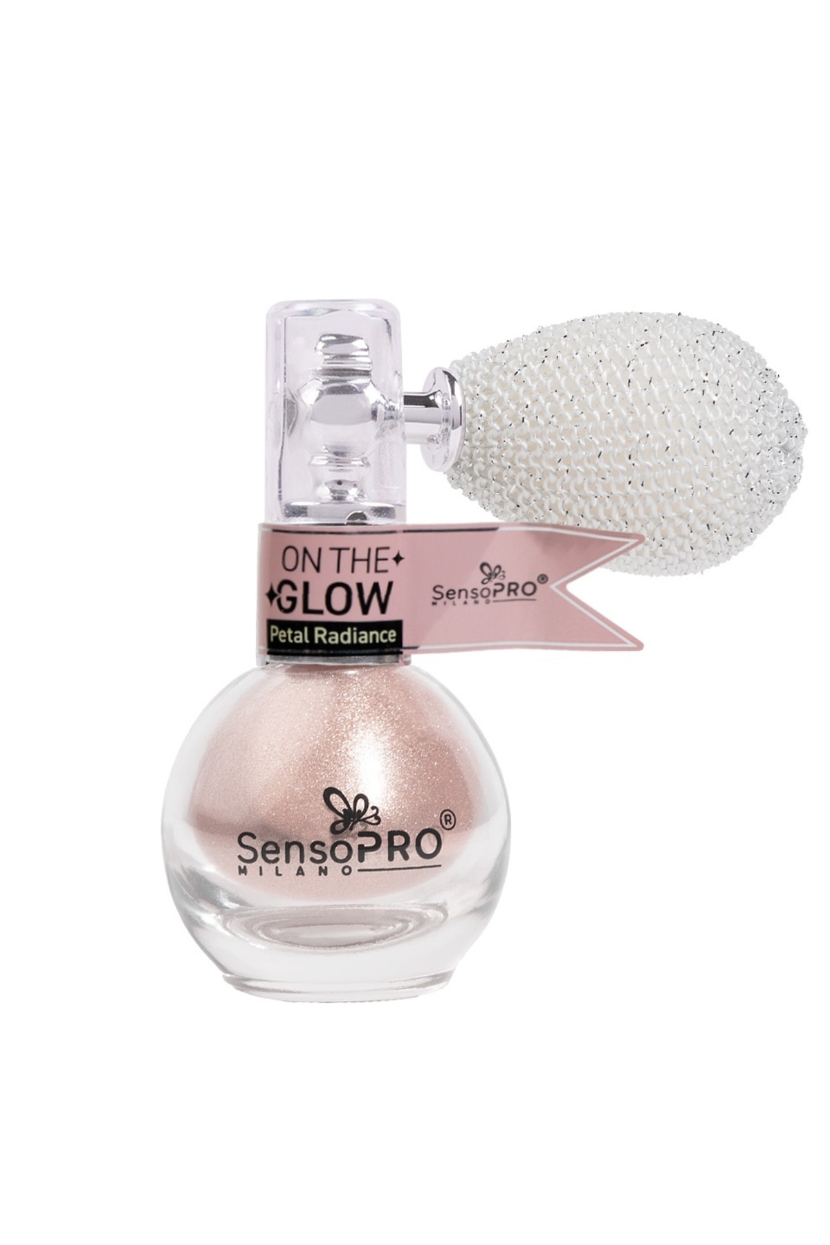 SensoPRO Milano Iluminatorul pudră Glow SensoPRO Milano cu pompă, Petal Radiance