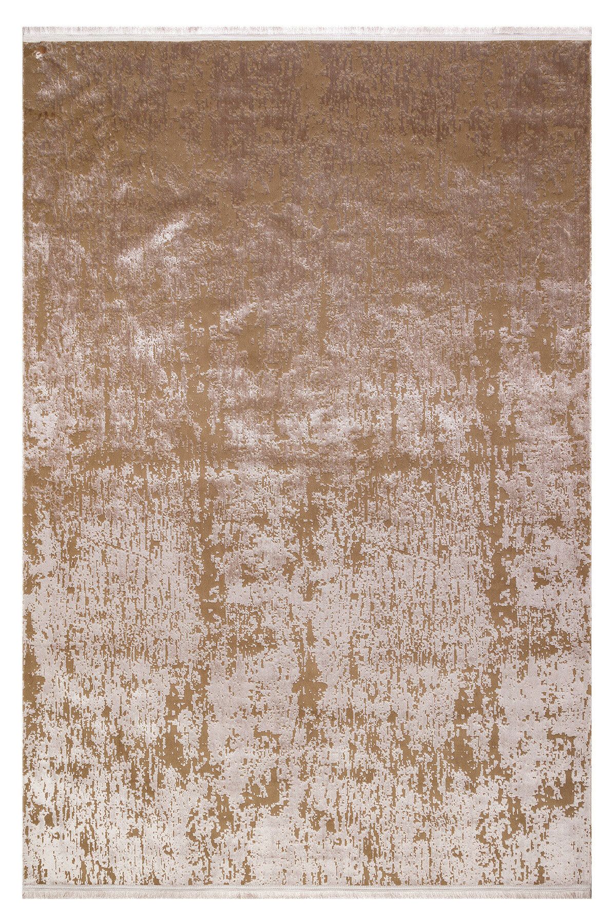 SEVENHILL Picasso 1003 Latte Sanatsal Desenli Salon Yatak Odası Halısı Kaymaz Tabanlı