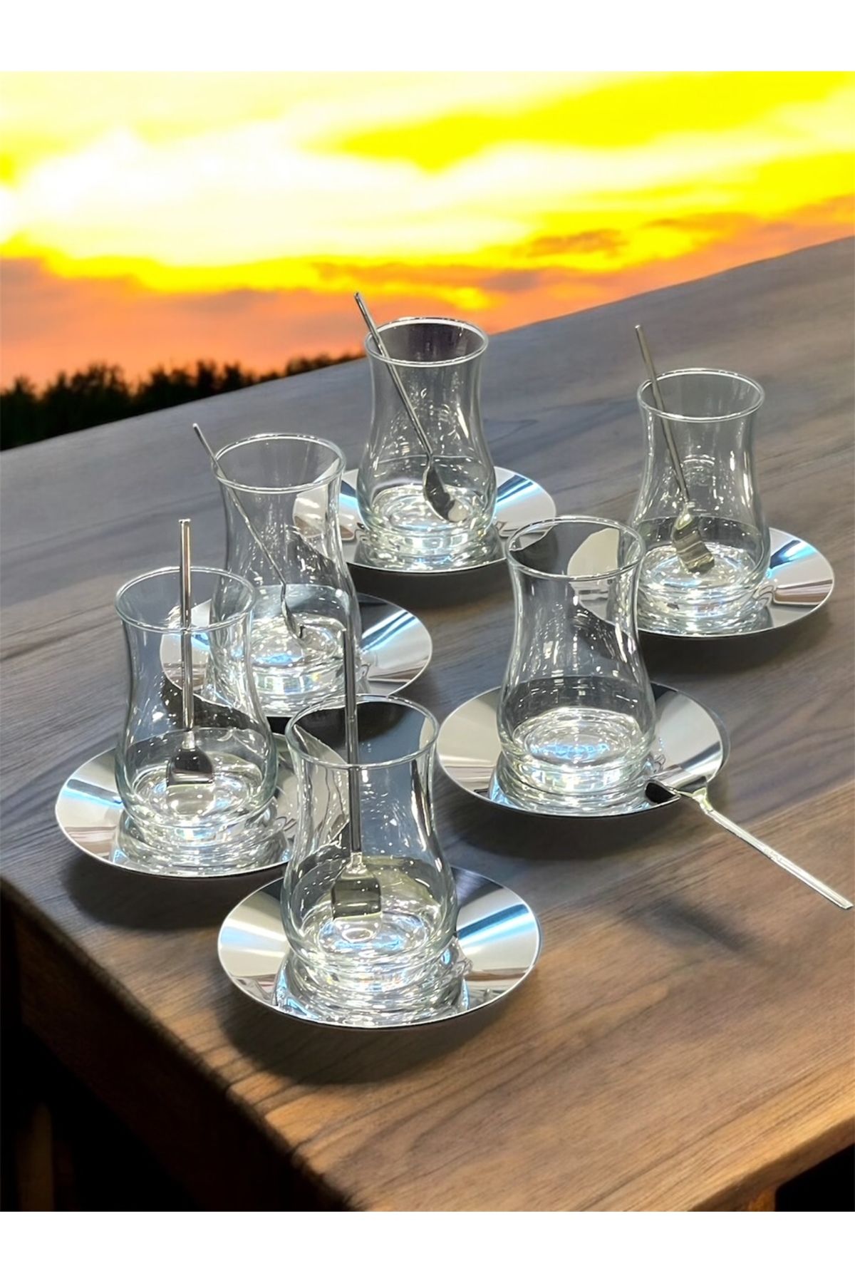 Tiamo Lizbon Çay Takımı 6 Kişilik - 18 Parça Set