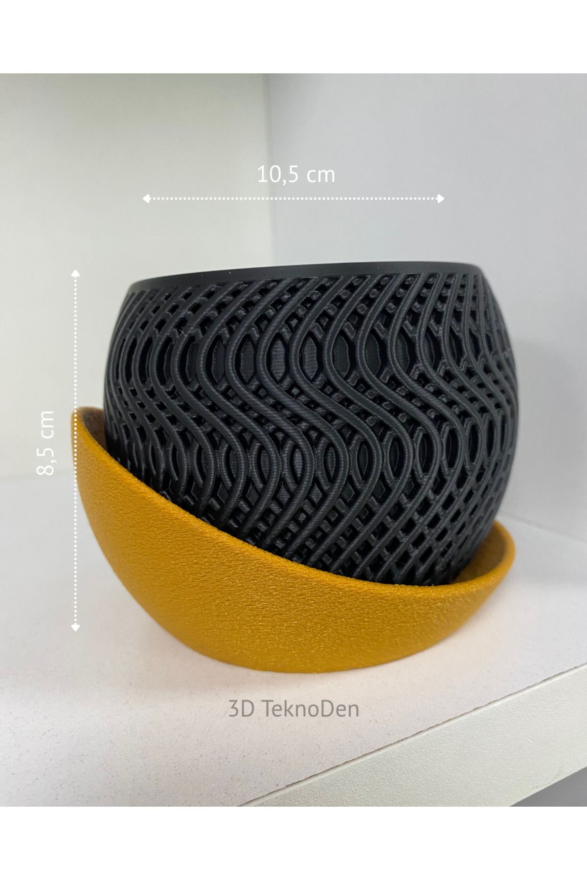 TEKNO ALTLIKLI SAKSI - ÇİÇEK SAKSISI - BİTKİ SAKSISI - KAKTÜS SUKULENT SAKSISI