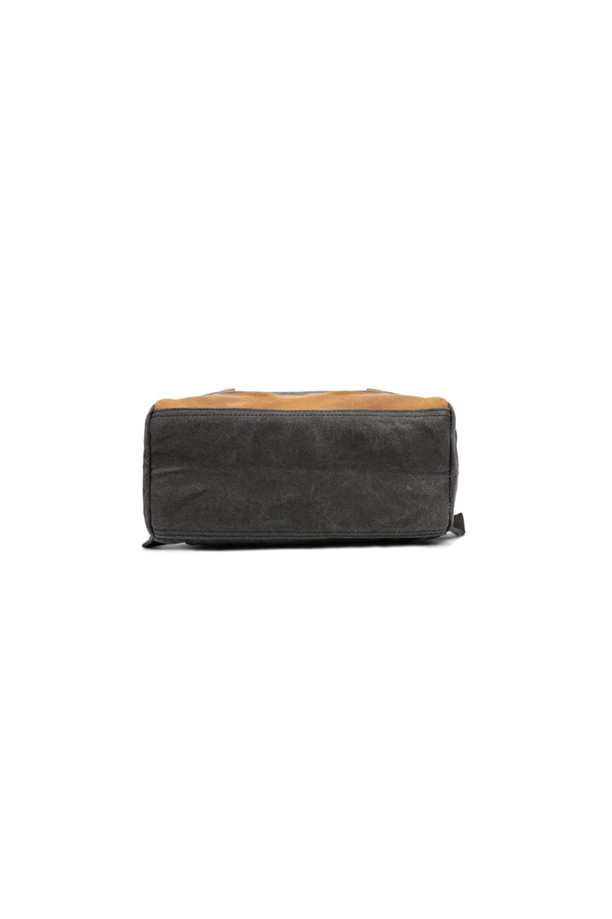 JOLAR.-Rucsac din canvas, pentru calatorii, drumetii, compartiment laptop, rezistent la apa, unisex, JOLAR. 5