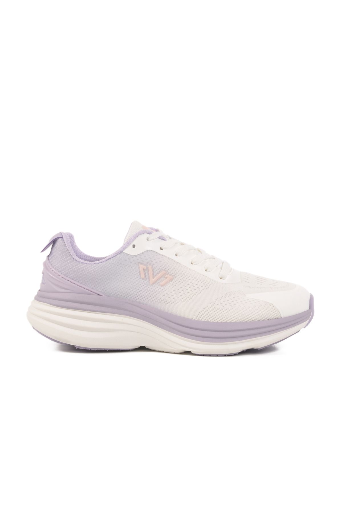 WALK Beyaz Lila Fileli Hafif Kadın Spor Ayakkabı WL333722 G