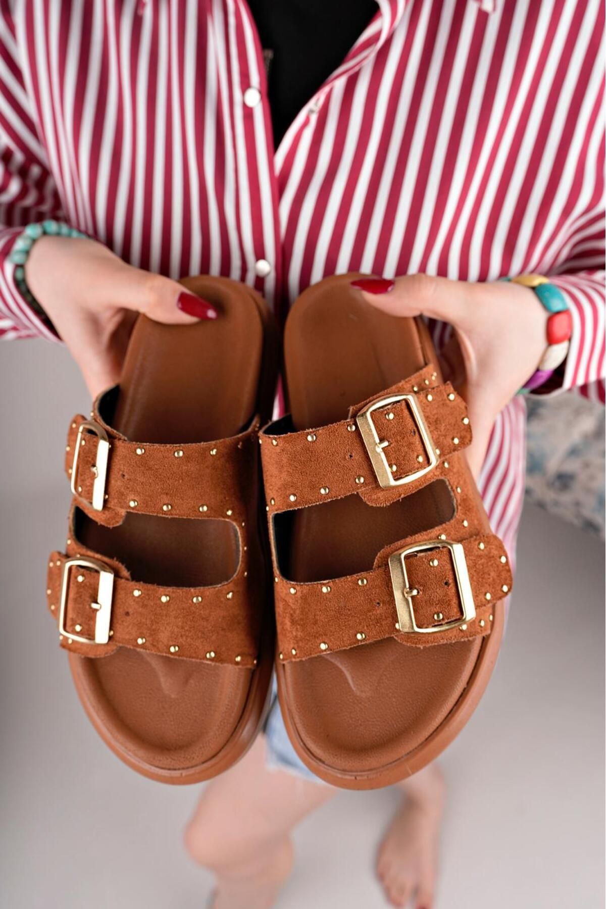 MODA MHS KADIN GÜNLÜK GİYİMLİK ŞIK VE RAHAT YUMUŞAK TABANLI KADIN TERLİK